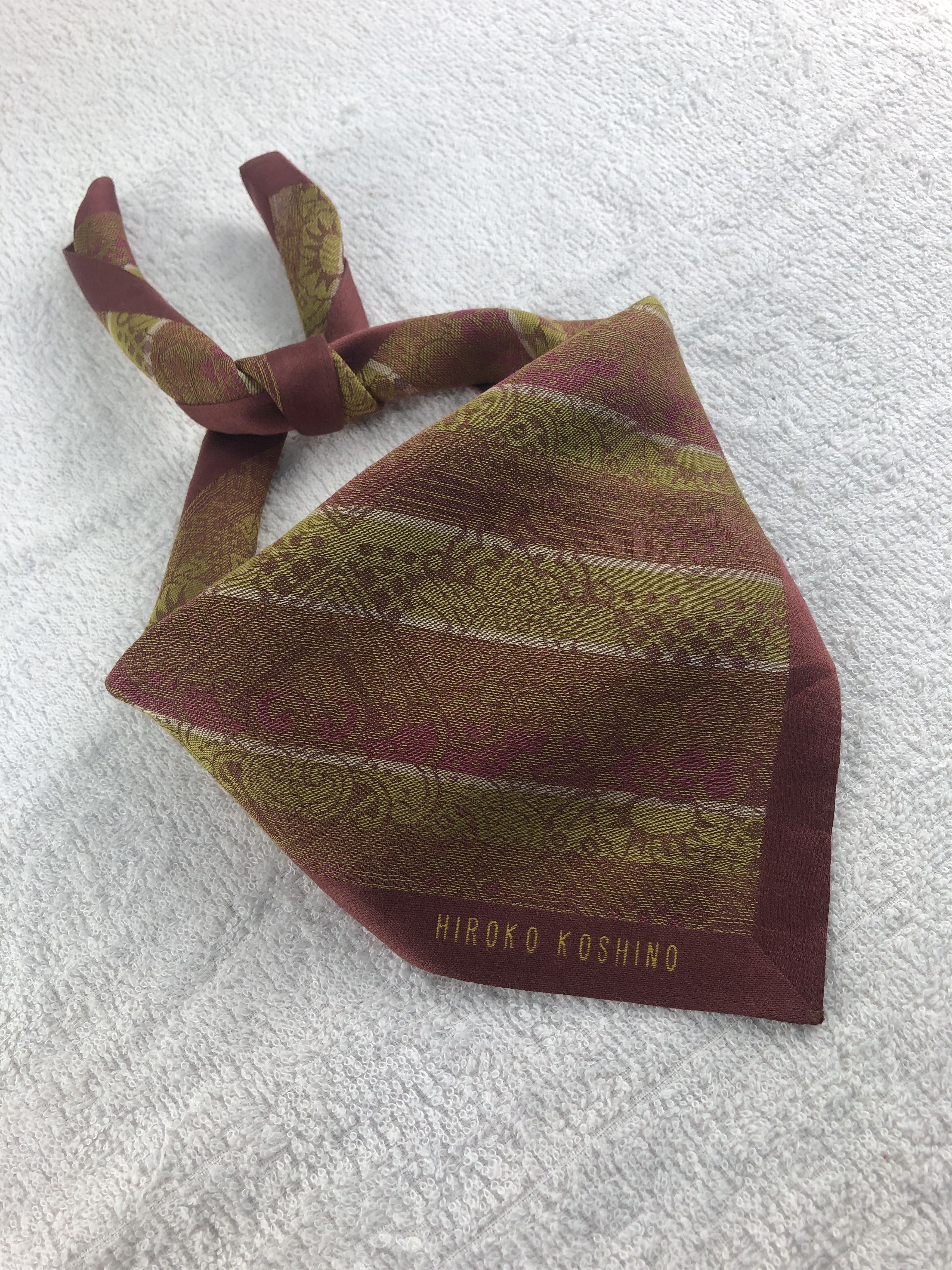 Hiroko Koshino Homme Hiroko Koshino Handkerchief / Bandana / Neckerchief C256 Size ONE SIZE - 2 Thumbnail