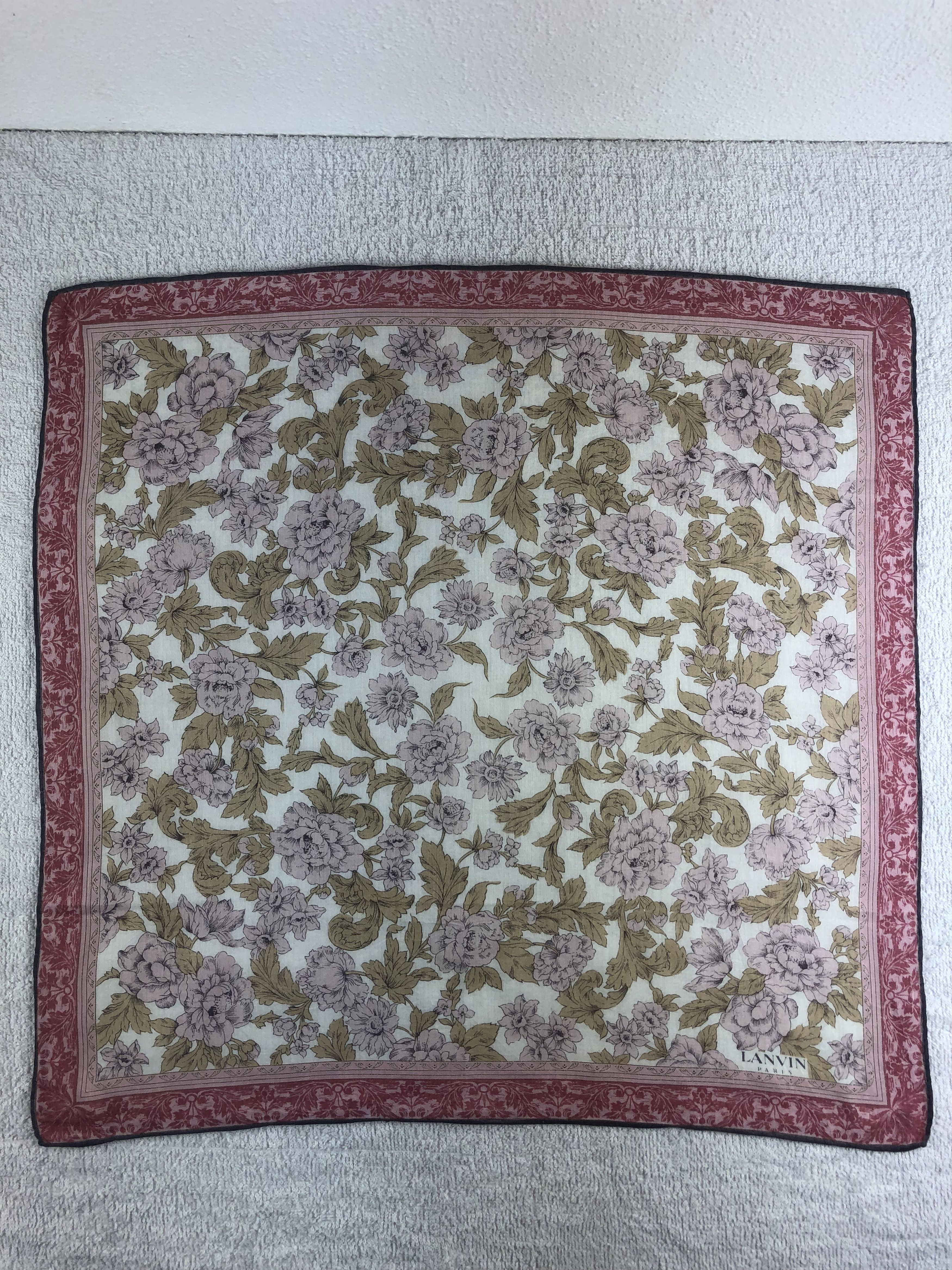 Lanvin Lanvin Handkerchief / Bandana / Neckerchief C242 Size ONE SIZE - 3 Thumbnail