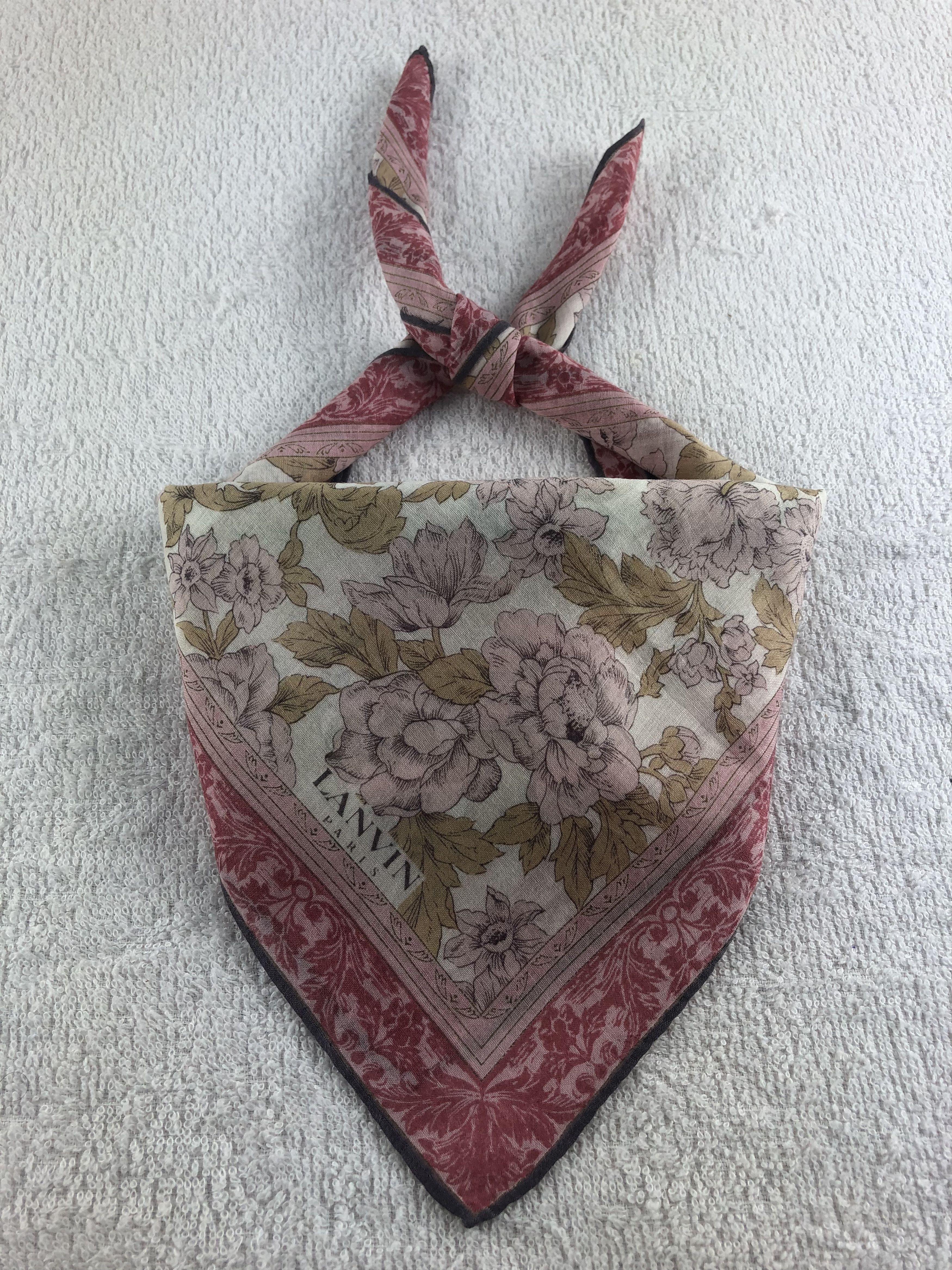 Lanvin Lanvin Handkerchief / Bandana / Neckerchief C242 Size ONE SIZE - 1 Thumbnail
