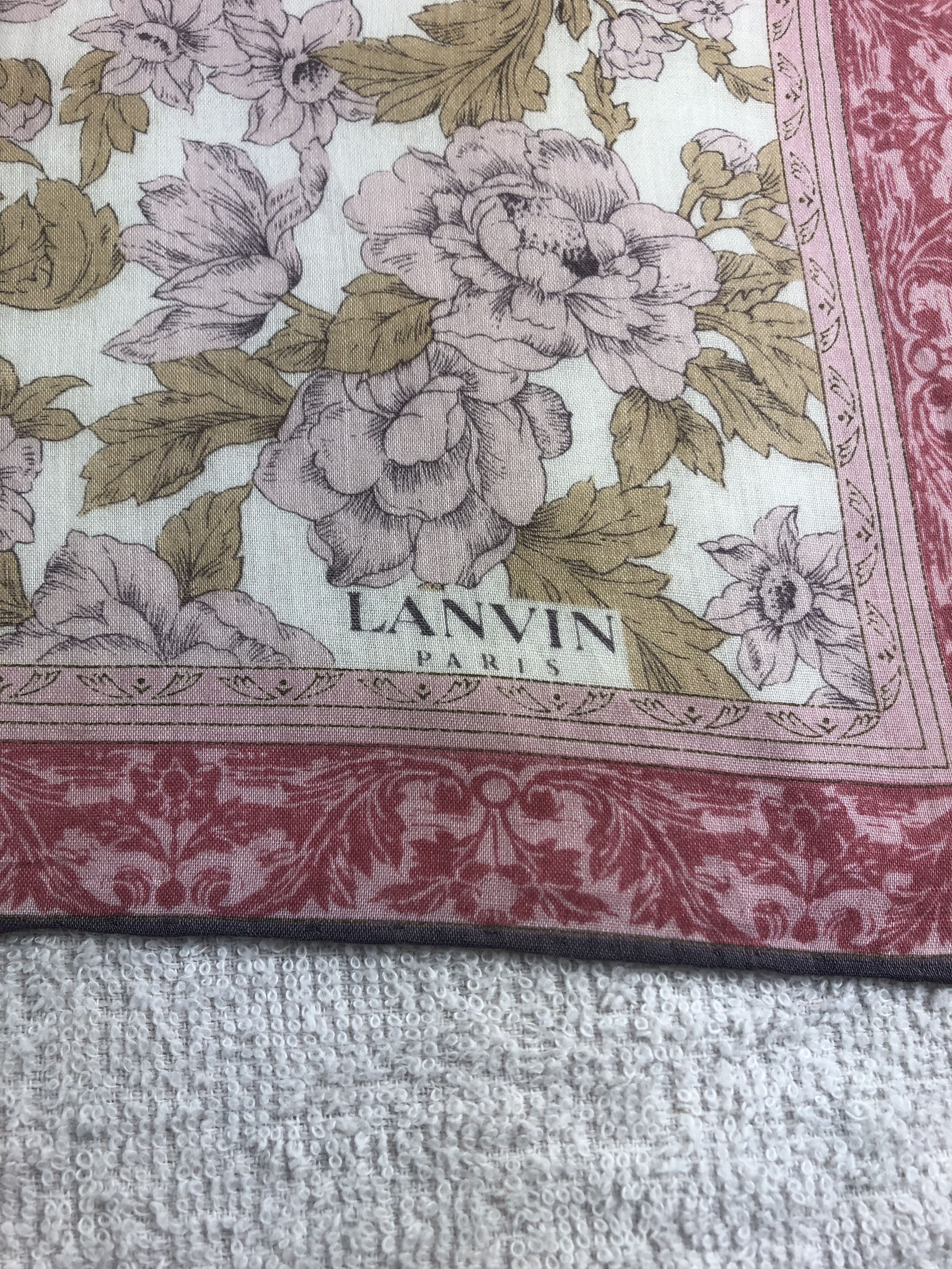 Lanvin Lanvin Handkerchief / Bandana / Neckerchief C242 Size ONE SIZE - 5 Thumbnail