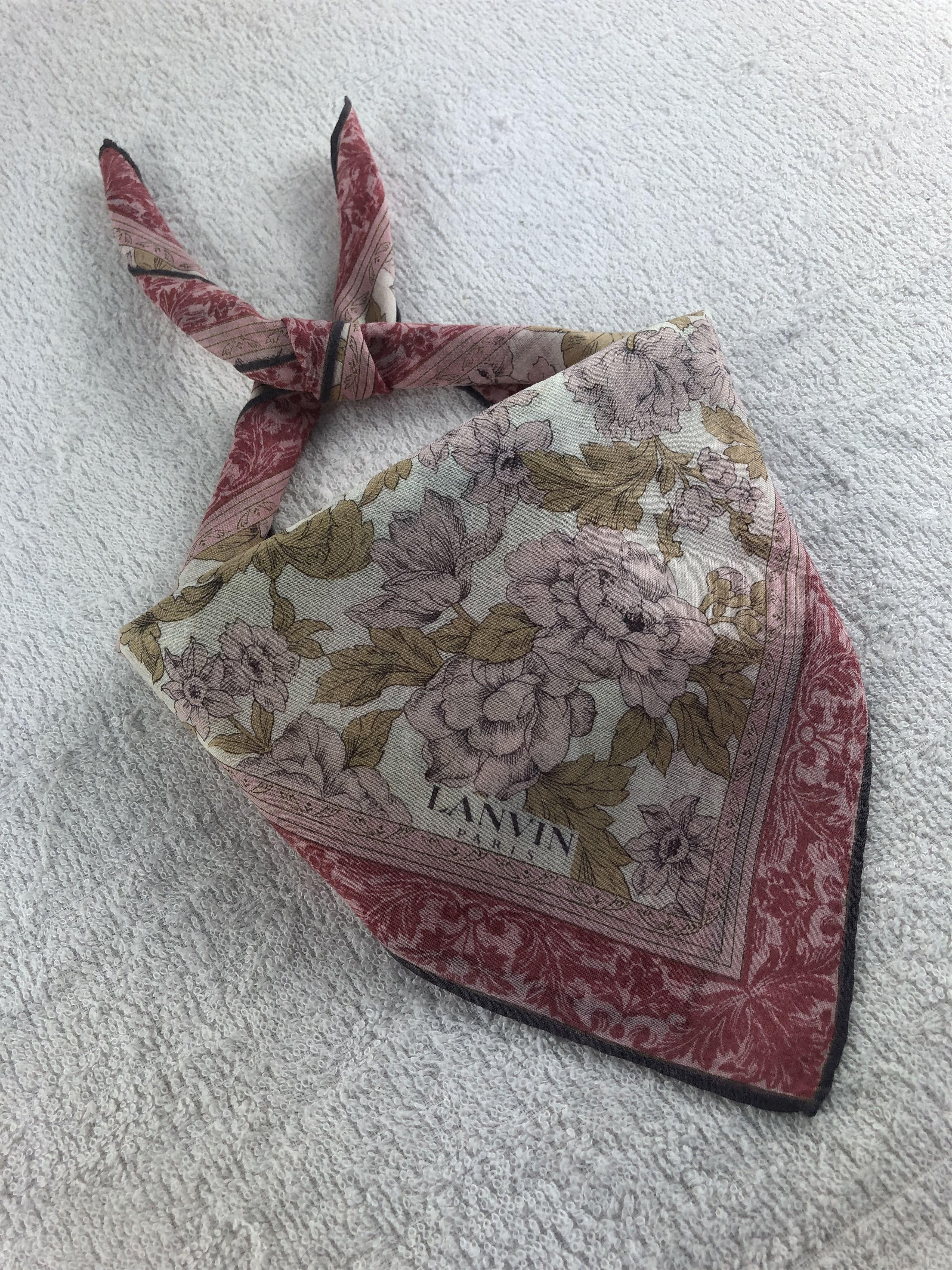 Lanvin Lanvin Handkerchief / Bandana / Neckerchief C242 Size ONE SIZE - 2 Thumbnail