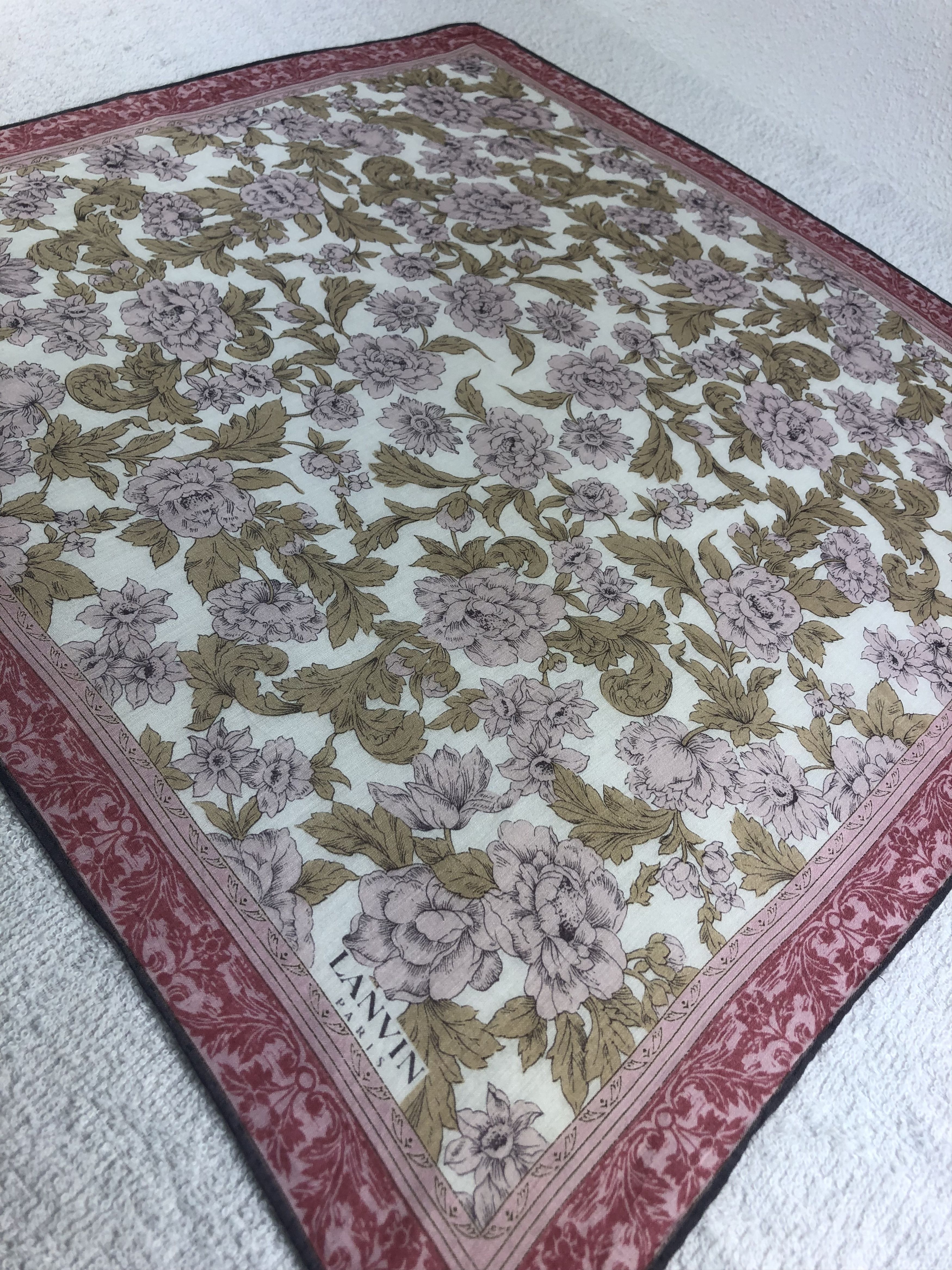 Lanvin Lanvin Handkerchief / Bandana / Neckerchief C242 Size ONE SIZE - 4 Thumbnail