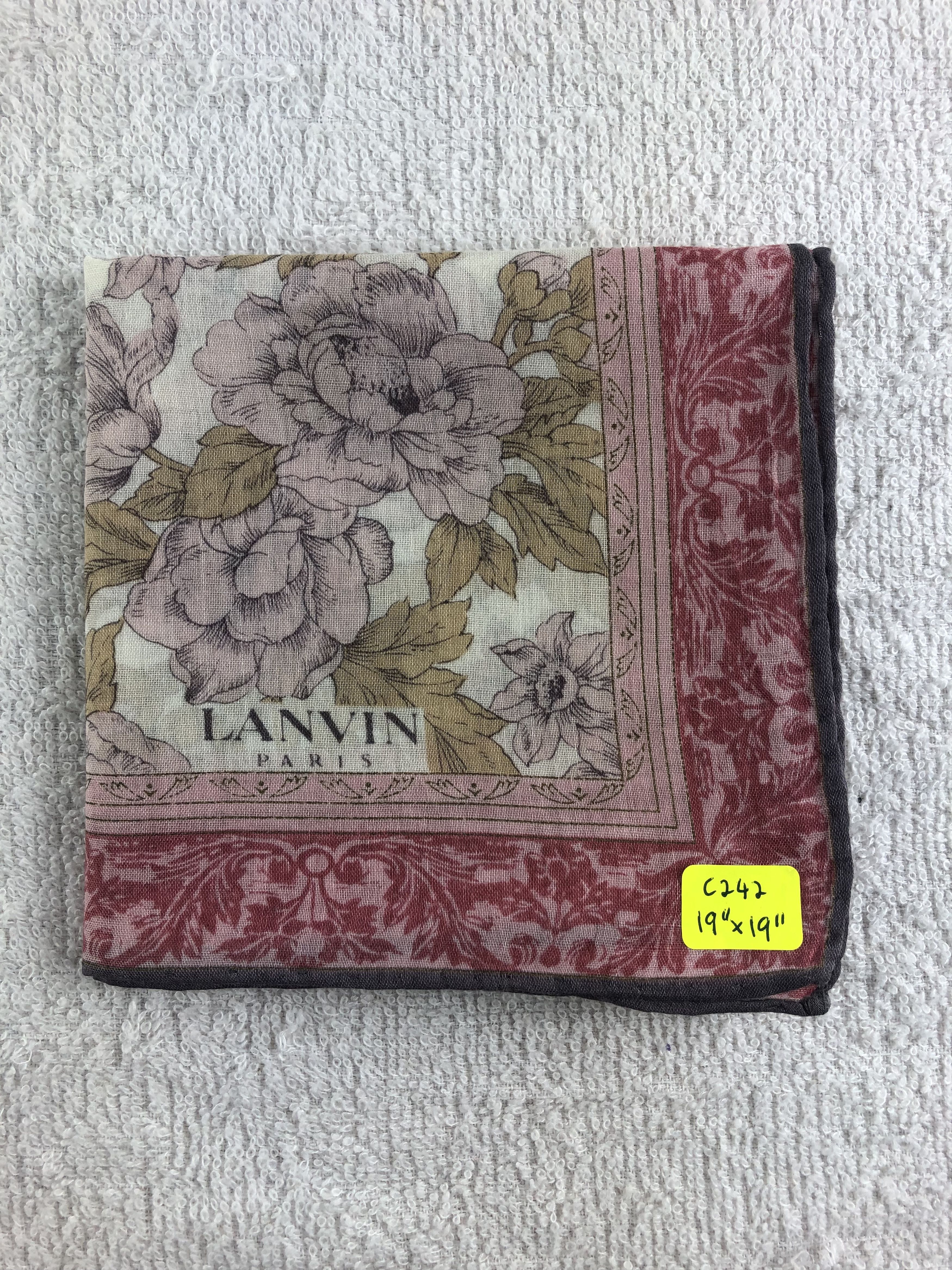 Lanvin Lanvin Handkerchief / Bandana / Neckerchief C242 Size ONE SIZE - 6 Thumbnail