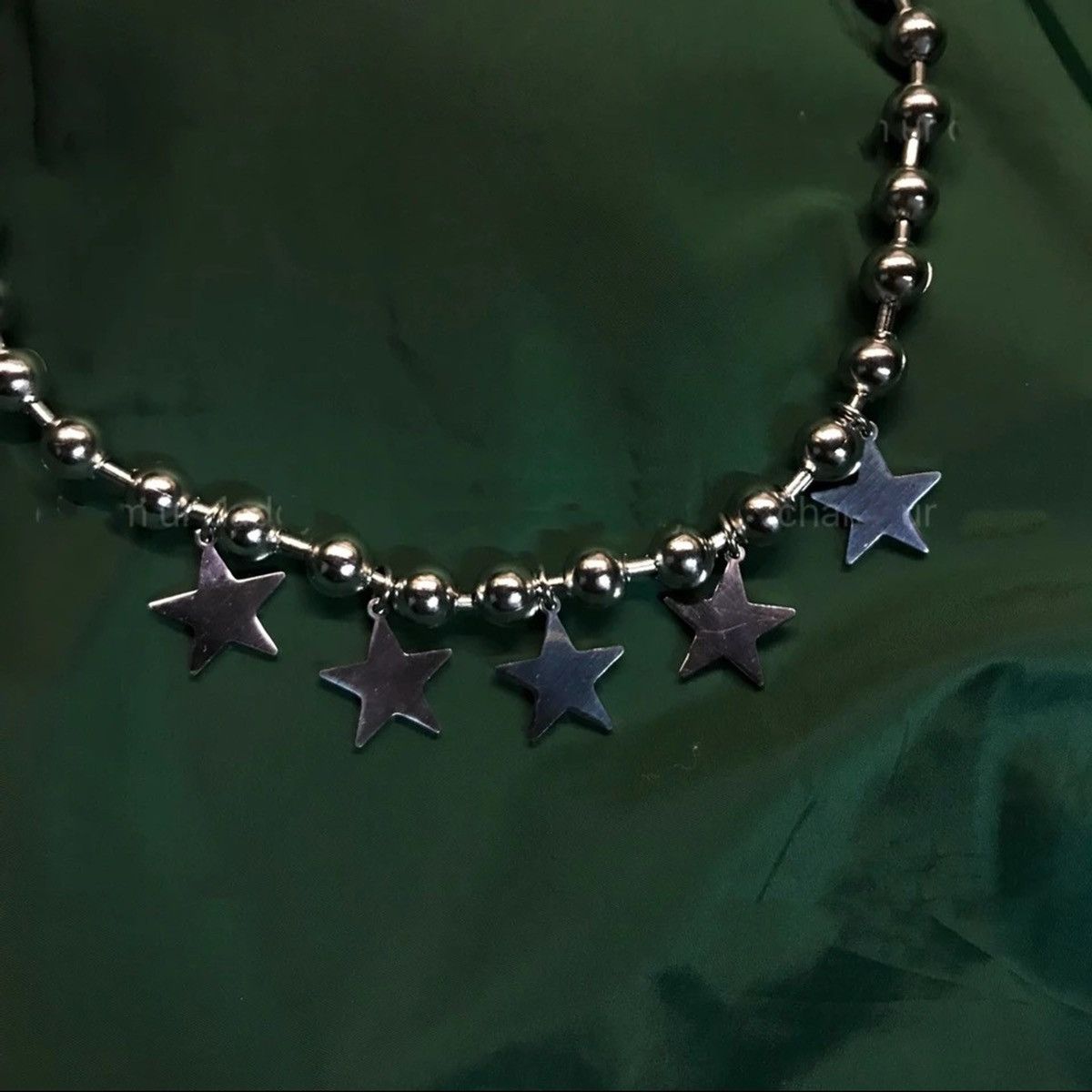 Handmade × Jewelry Star Chain Bead Necklace Size ONE SIZE - 5 Thumbnail