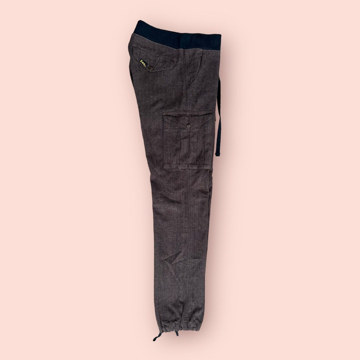 Japanese Brand × Lee VINTAGE LEE HERRINGBONE DRAWSTRING CARGO PANTS Size US 30 / EU 46 - 3 Thumbnail