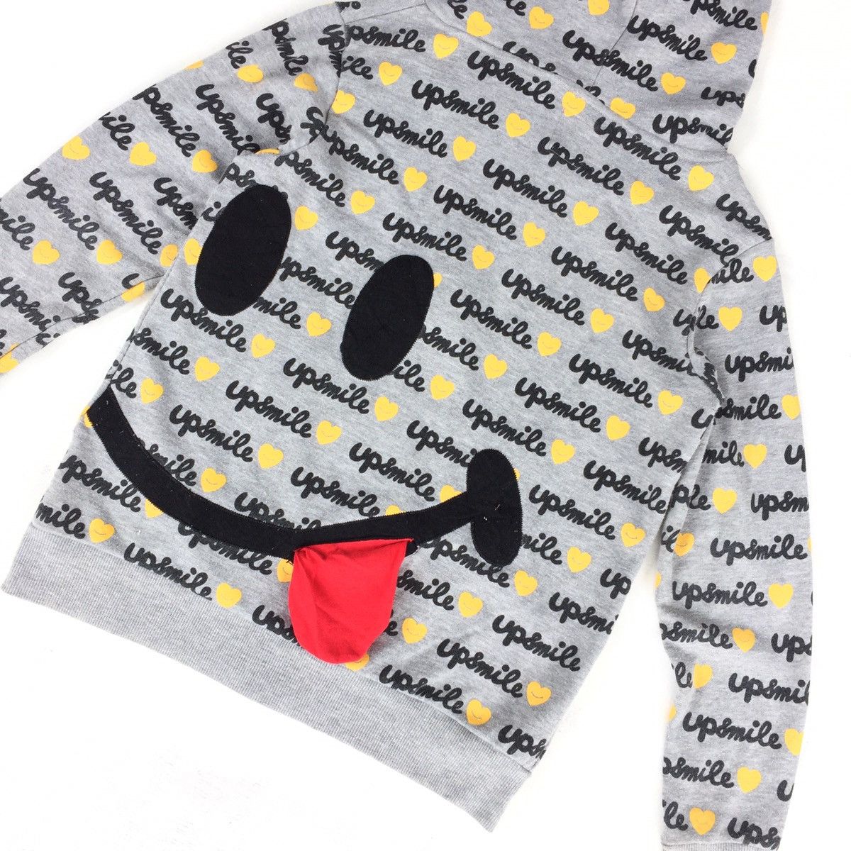 Japanese UP! SMILE 😝 monogram hoodie
