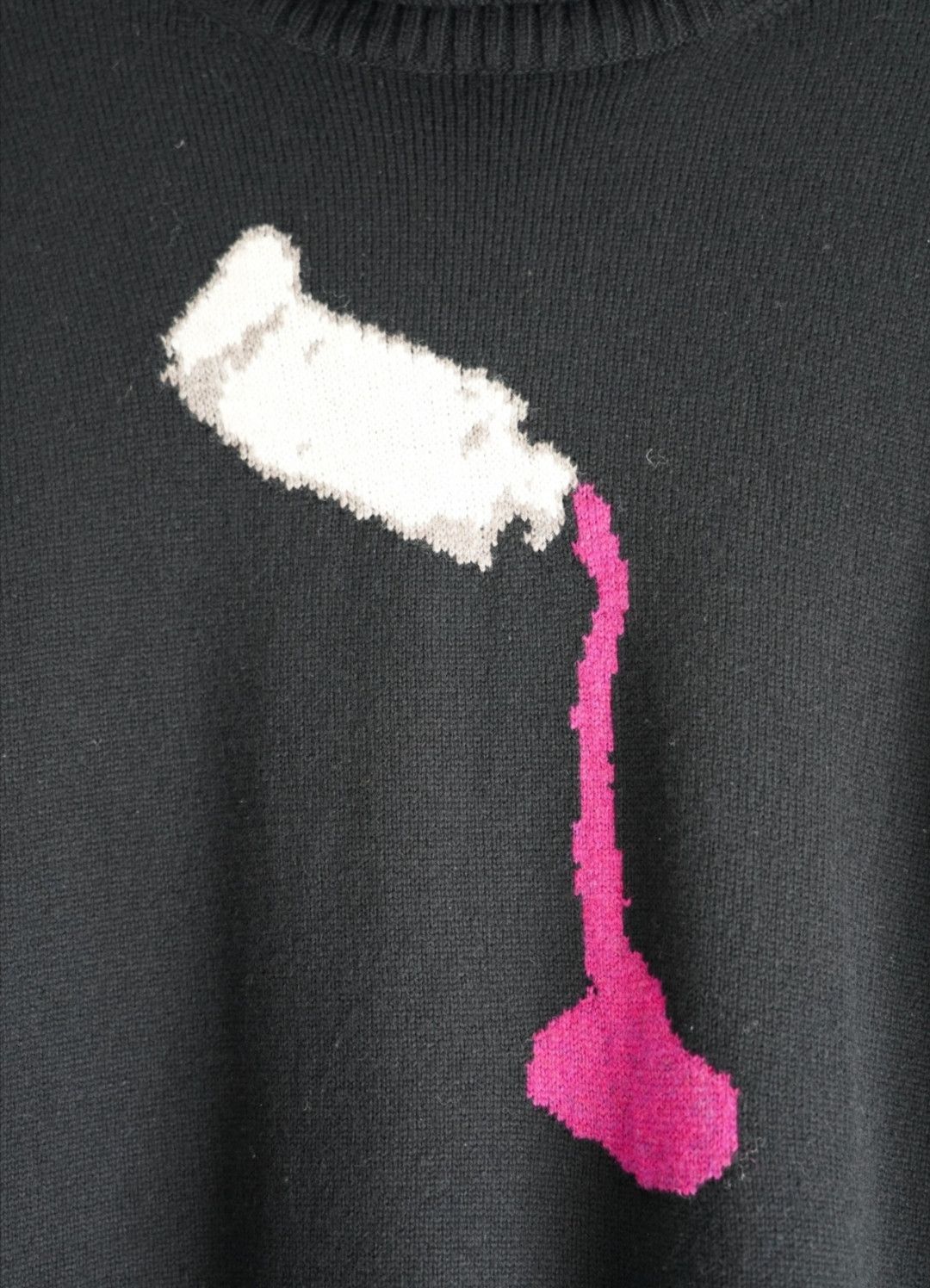 Yohji Yamamoto Yohji Yamamoto 09aw Painted Sweater Size US L / EU 52-54 / 3 - 3 Thumbnail