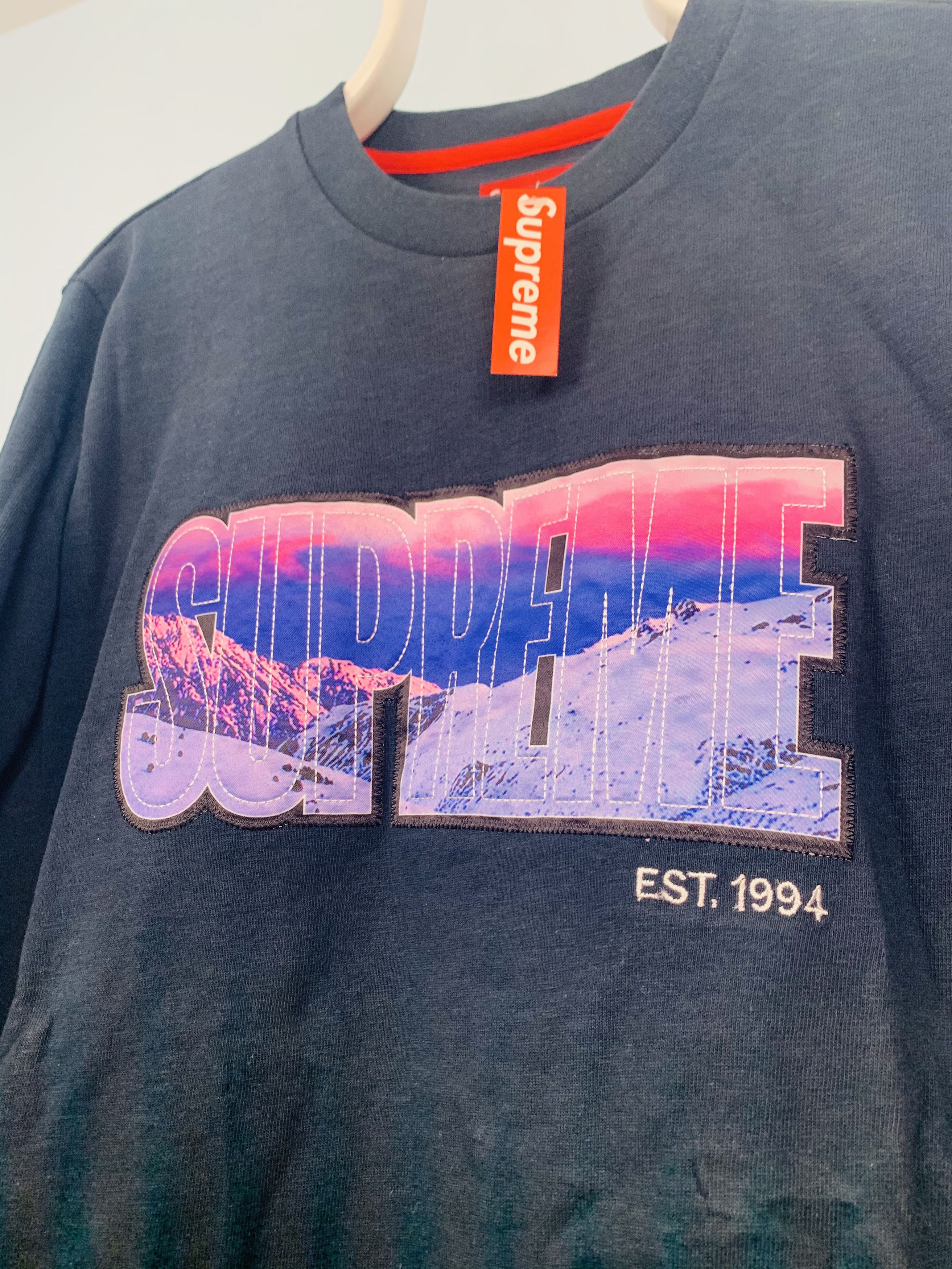 Supreme 2015 Supreme Summit Longsleeve Shirt Navy Medium New Size US M / EU 48-50 / 2 - 2 Thumbnail