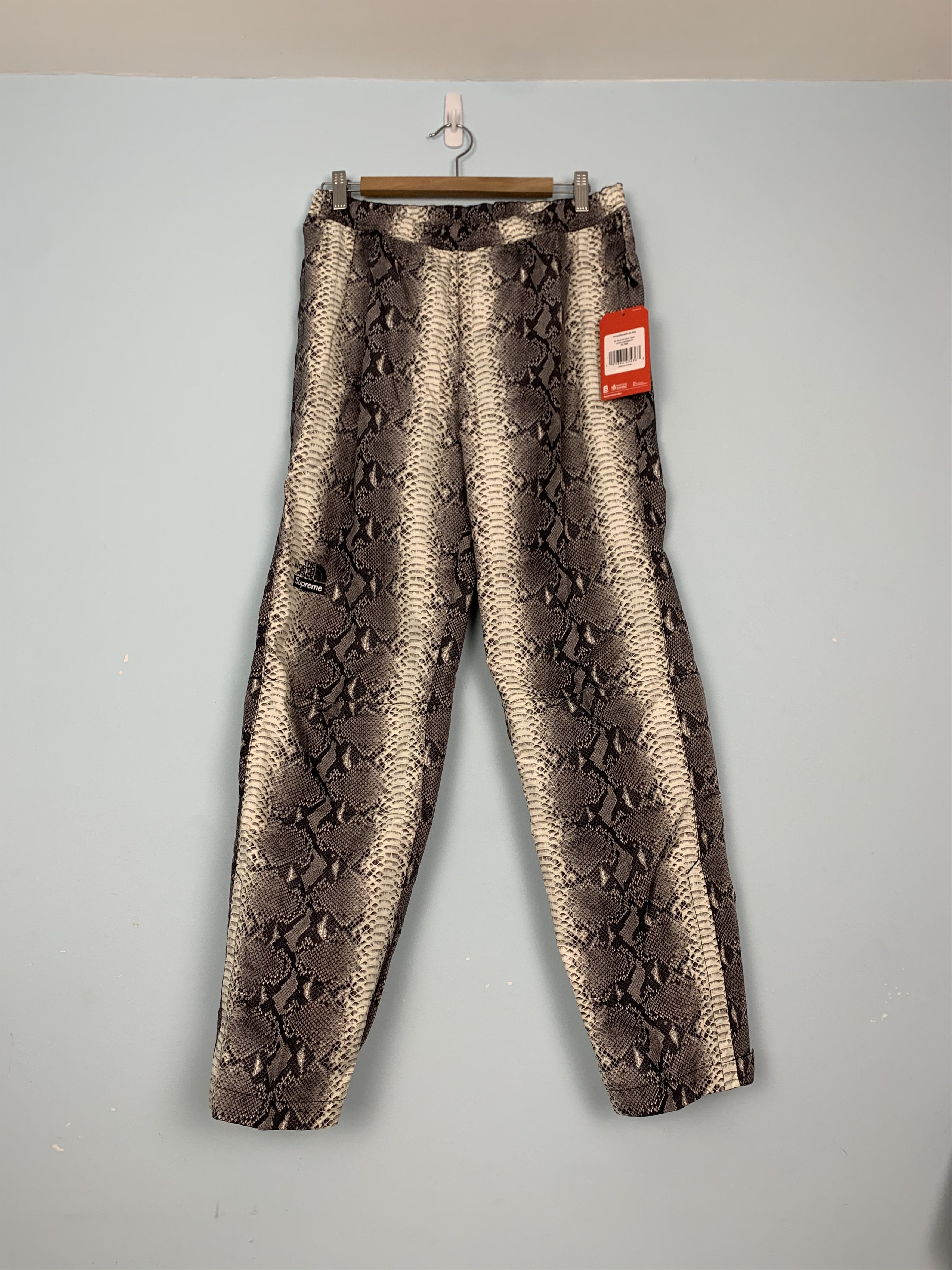 Supreme Supreme North Face Snakeskin Taped Seam Pants Black Medium