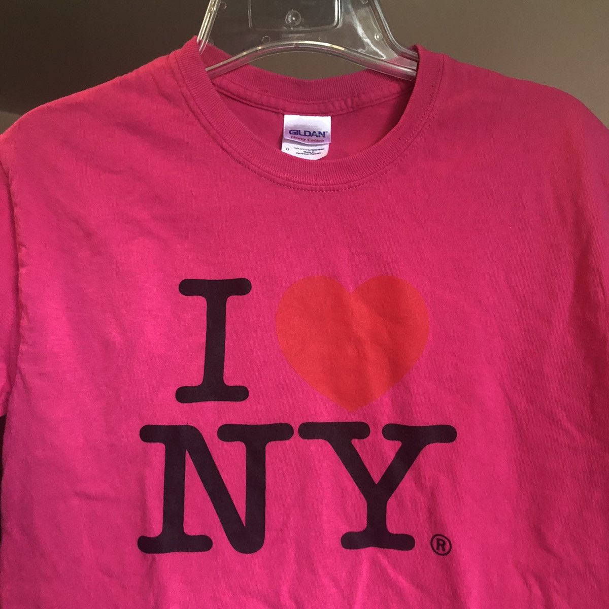 I Love NY Vintage 2000s I Love <3 Heart New York Pink Graphic Logo Tee Size US S / EU 44-46 / 1 - 1 Thumbnail