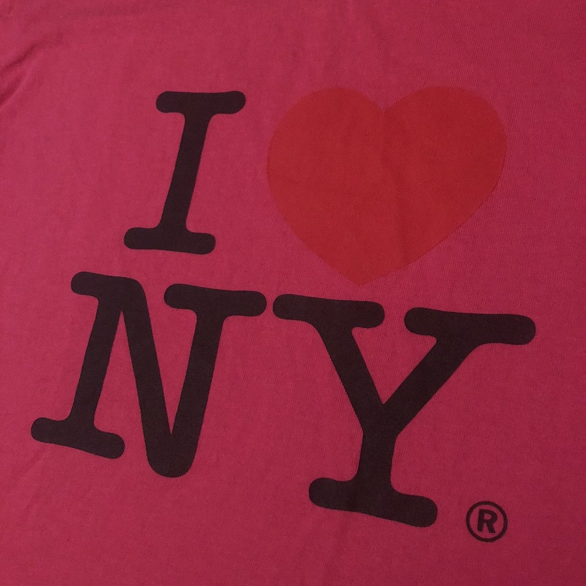 I Love NY Vintage 2000s I Love <3 Heart New York Pink Graphic Logo Tee Size US S / EU 44-46 / 1 - 4 Thumbnail