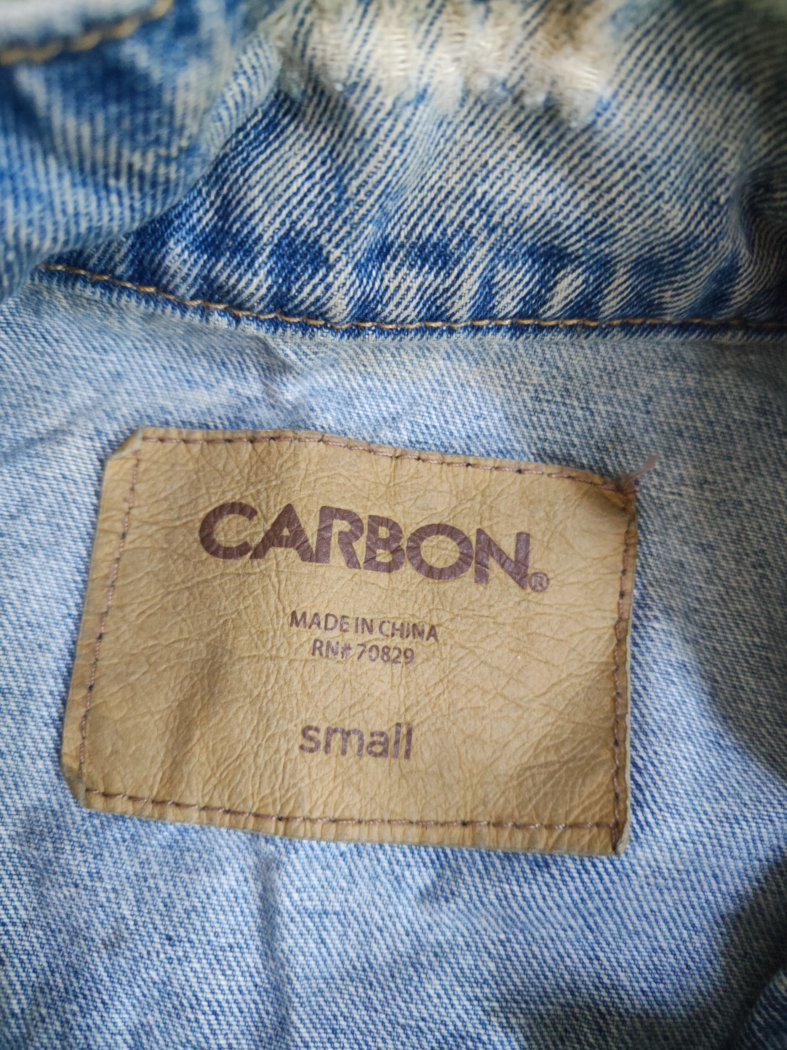 Band Tees Carbon Blue Ripped Distressed Denim Vests #S592 Size S / US 4 / IT 40 - 11 Thumbnail