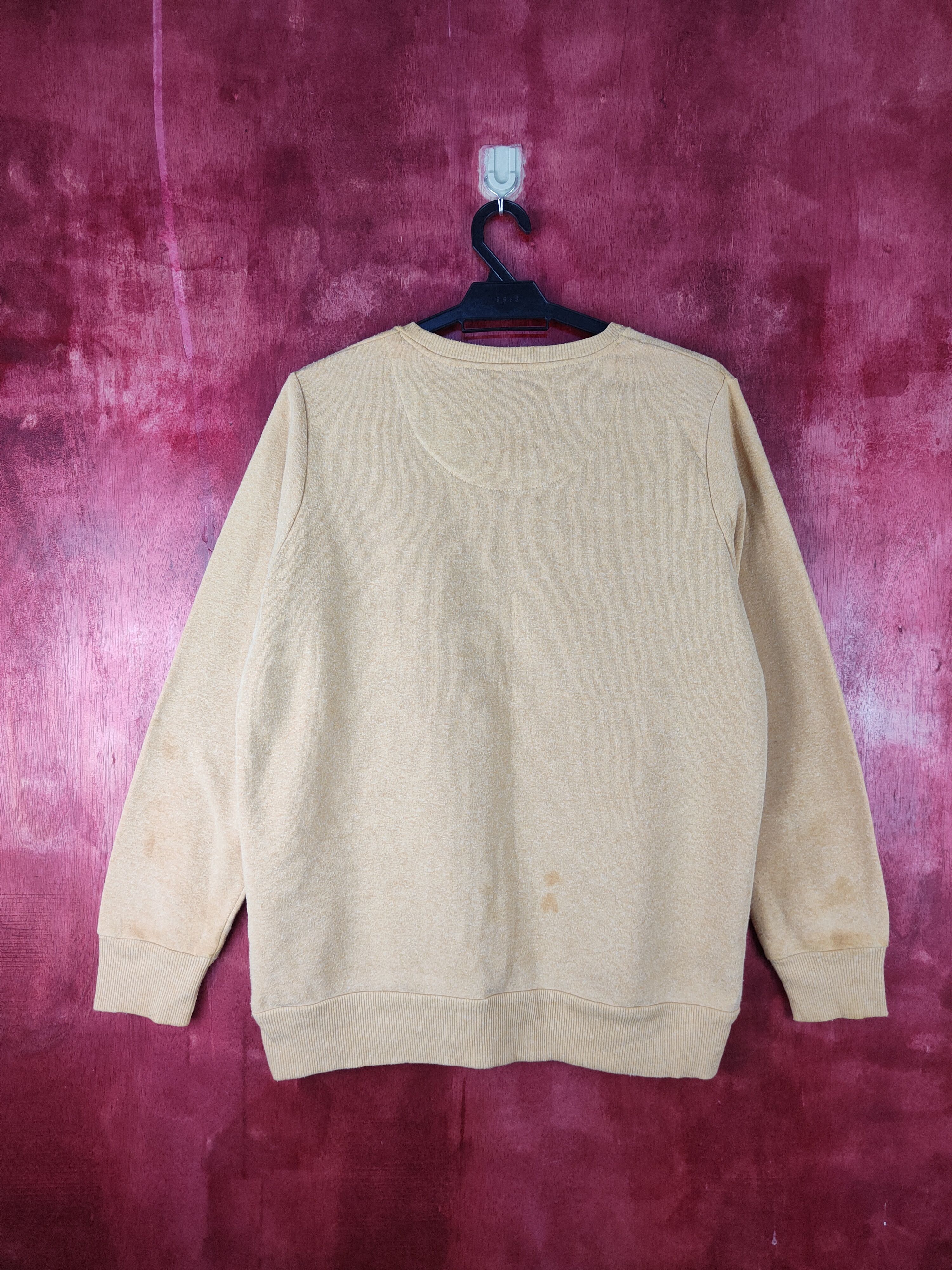 Japanese Brand × Vintage Art Wave-Freedom Elephant Mustard Sweatshirt #S593 Size L / US 10 / IT 46 - 7 Thumbnail
