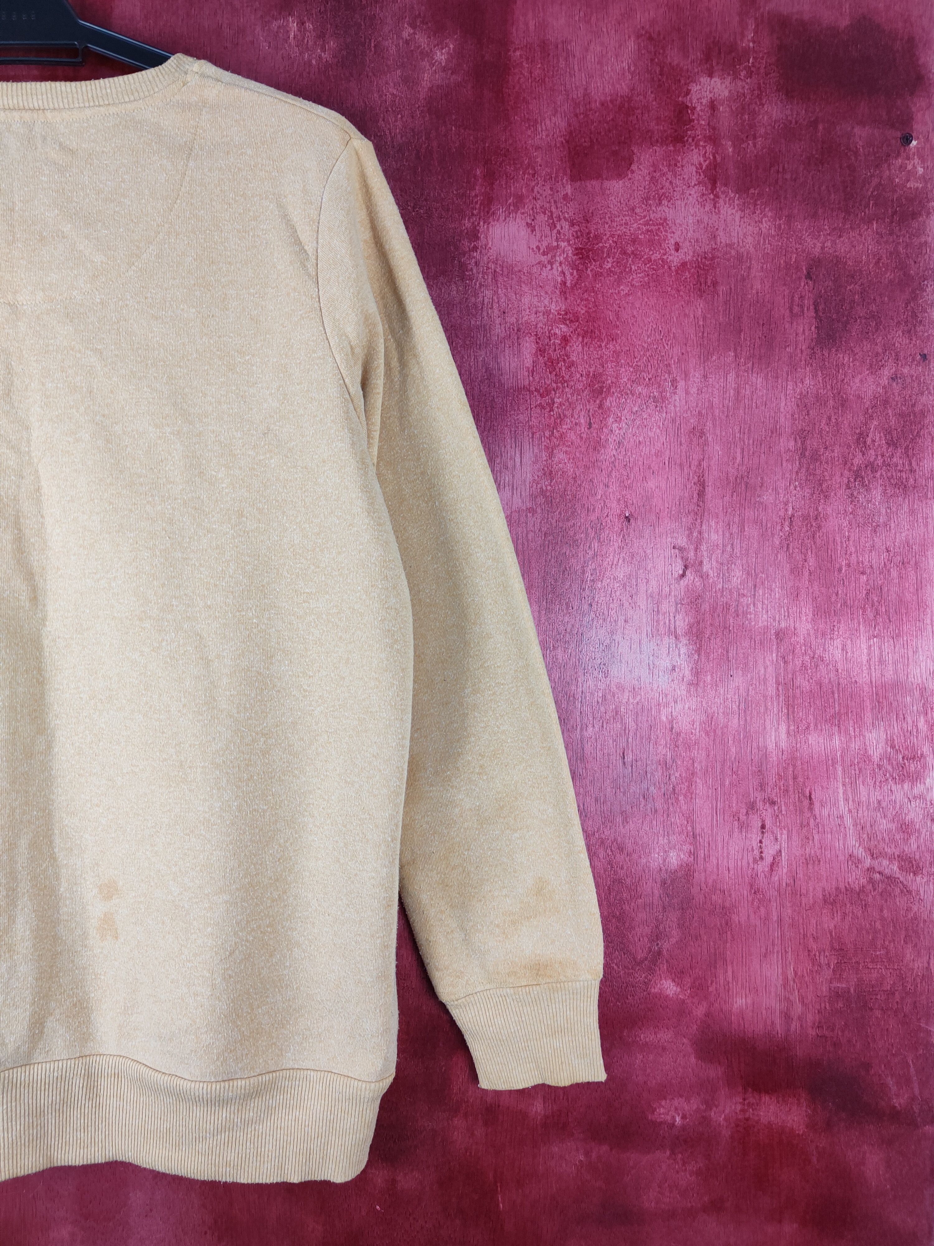 Japanese Brand × Vintage Art Wave-Freedom Elephant Mustard Sweatshirt #S593 Size L / US 10 / IT 46 - 9 Thumbnail