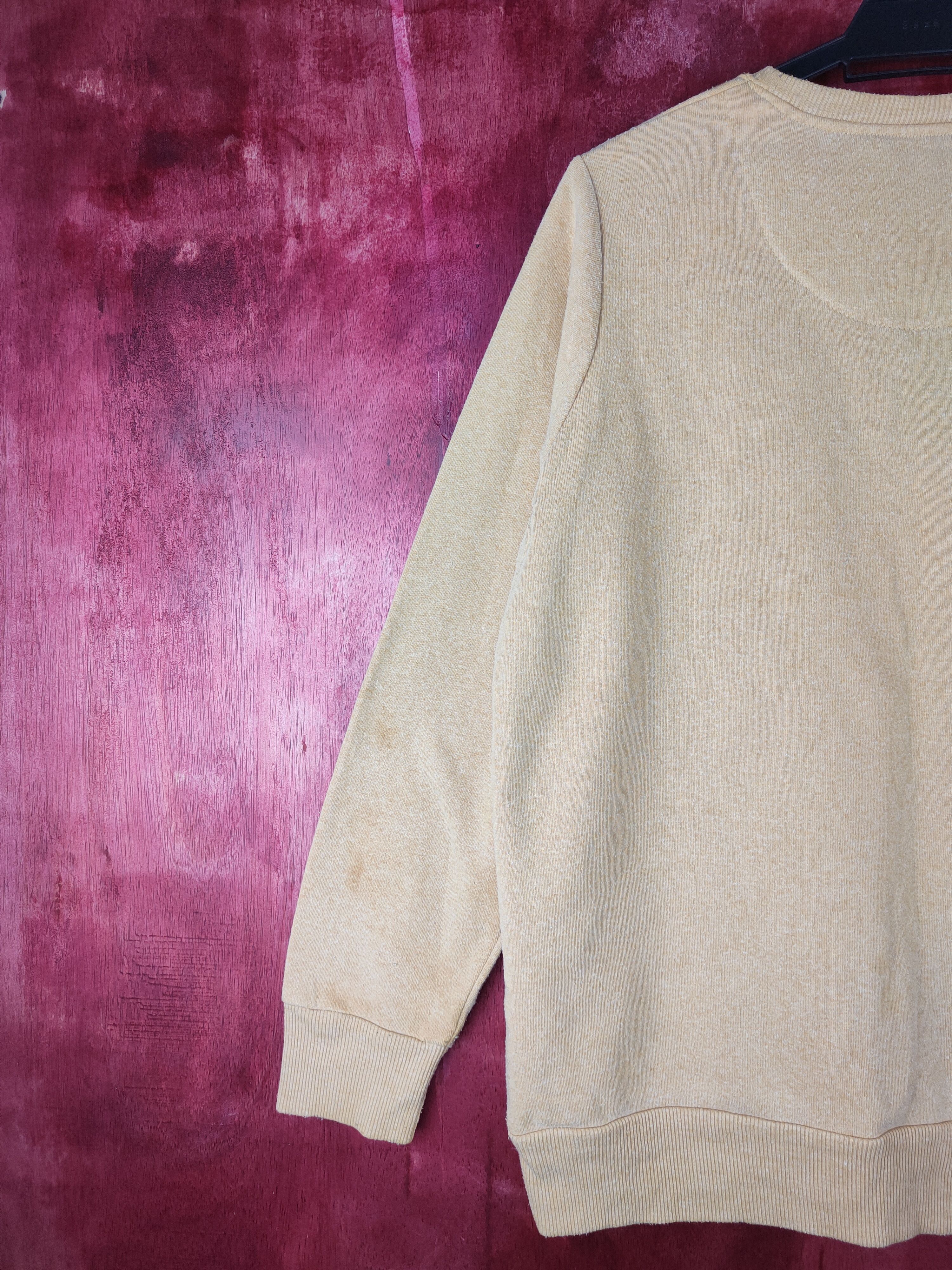 Japanese Brand × Vintage Art Wave-Freedom Elephant Mustard Sweatshirt #S593 Size L / US 10 / IT 46 - 8 Thumbnail