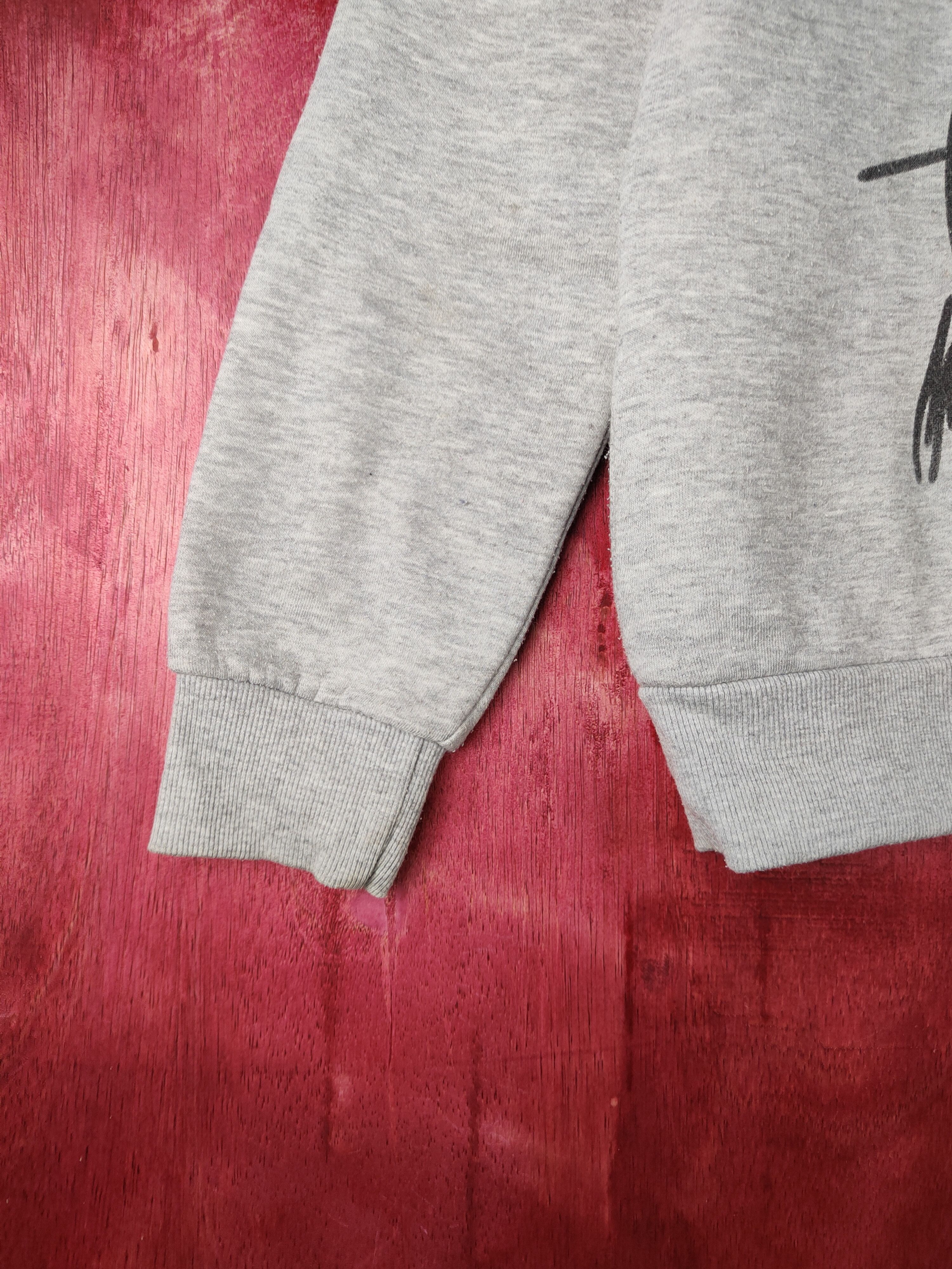 Japanese Brand × Vintage Chat-Cat big cat Gray Sweatshirt #S591 Size S / US 4 / IT 40 - 4 Thumbnail