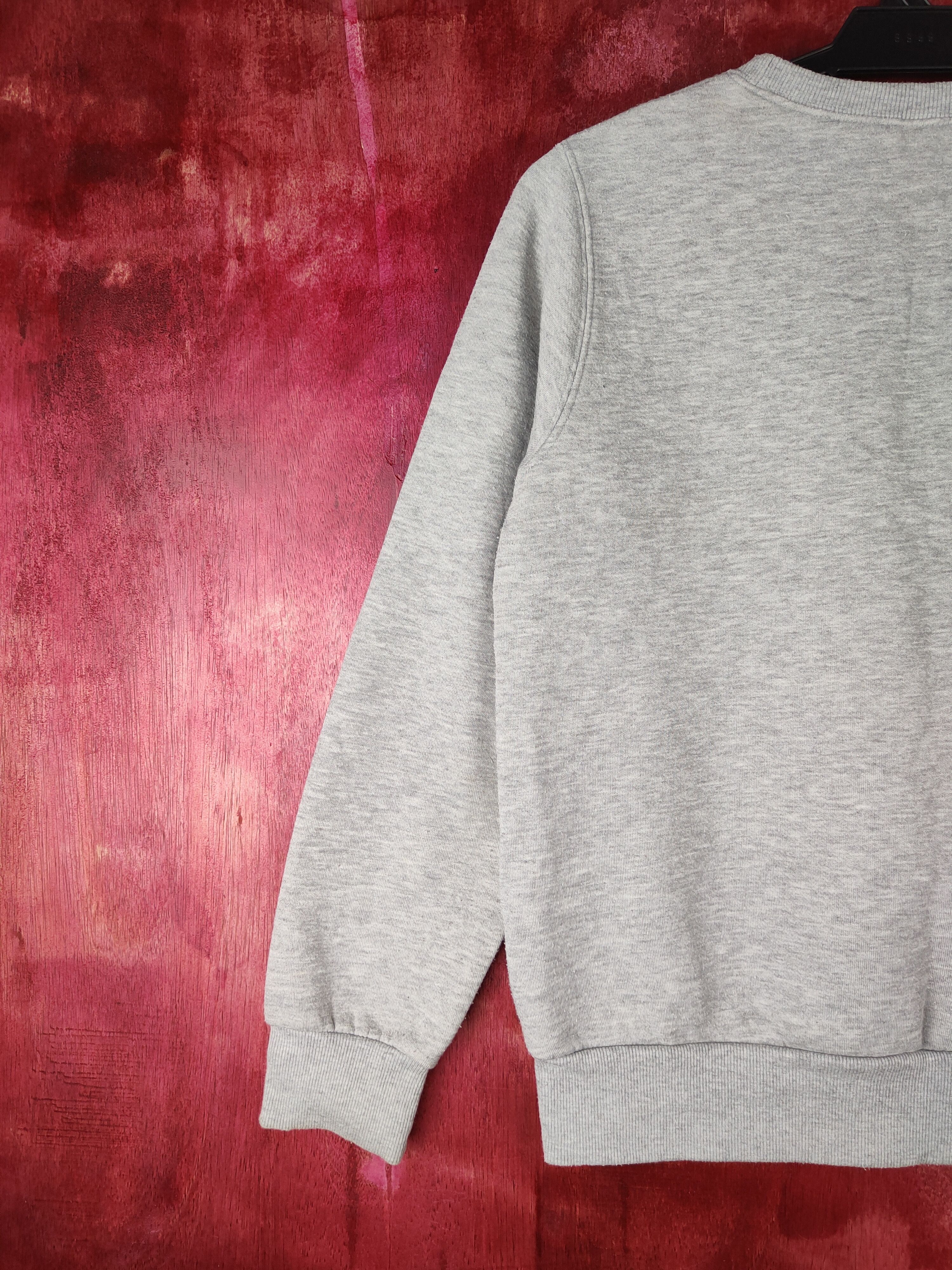 Japanese Brand × Vintage Chat-Cat big cat Gray Sweatshirt #S591 Size S / US 4 / IT 40 - 8 Thumbnail