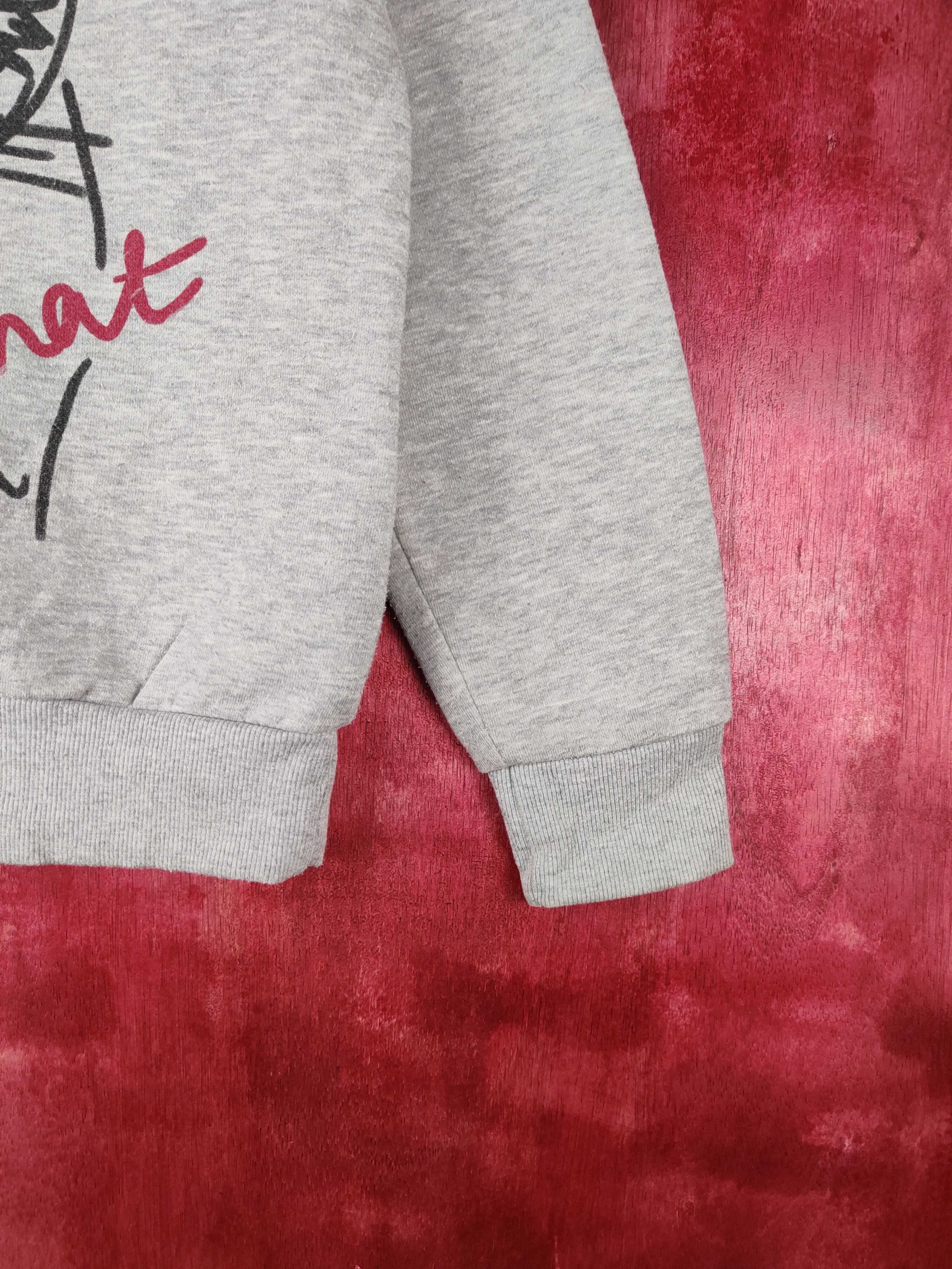 Japanese Brand × Vintage Chat-Cat big cat Gray Sweatshirt #S591 Size S / US 4 / IT 40 - 6 Thumbnail