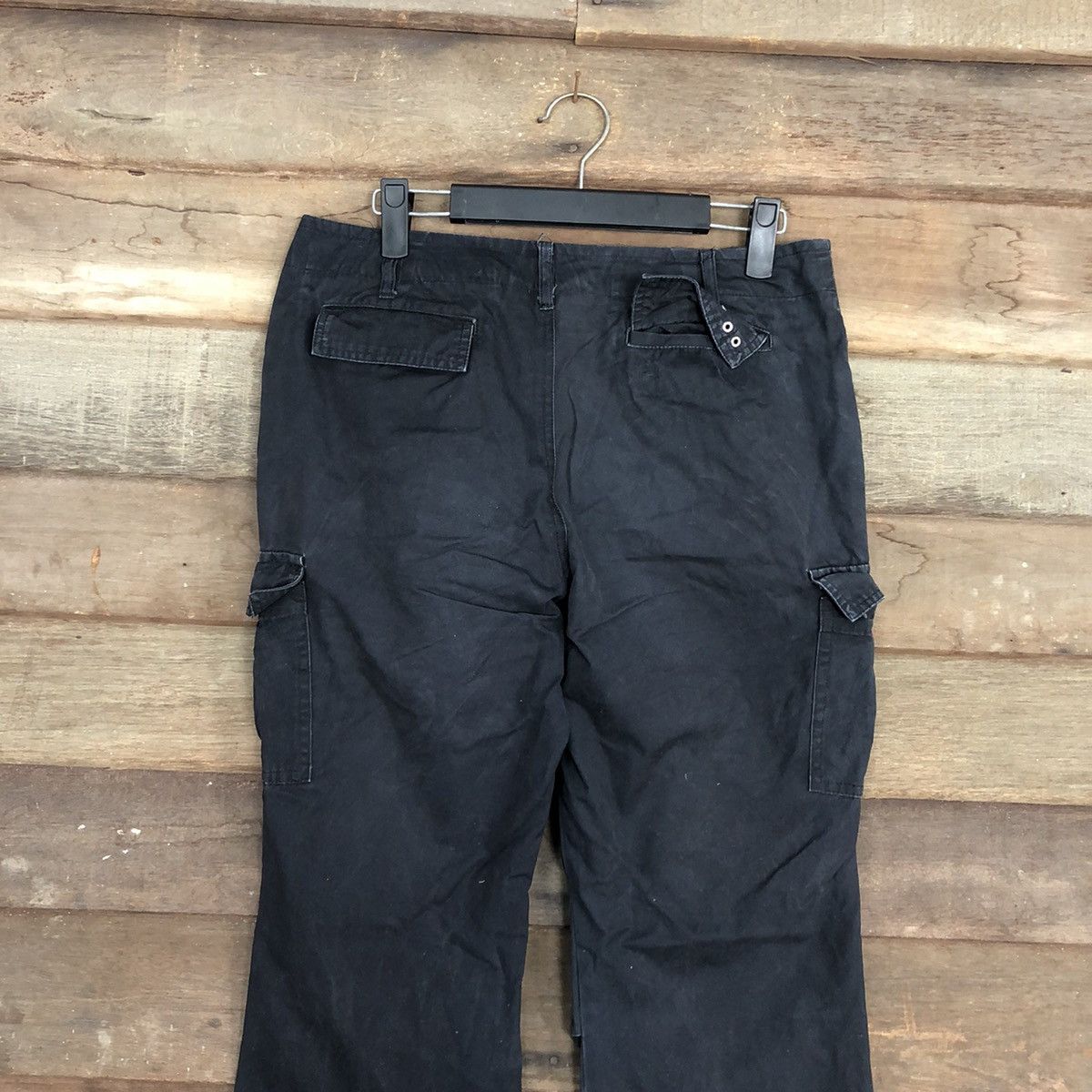 Japanese Brand DL Tasse Tasse Black Multipocket Tactical Cargo Pants #c1157 Size US 30 / EU 46 - 9 Thumbnail