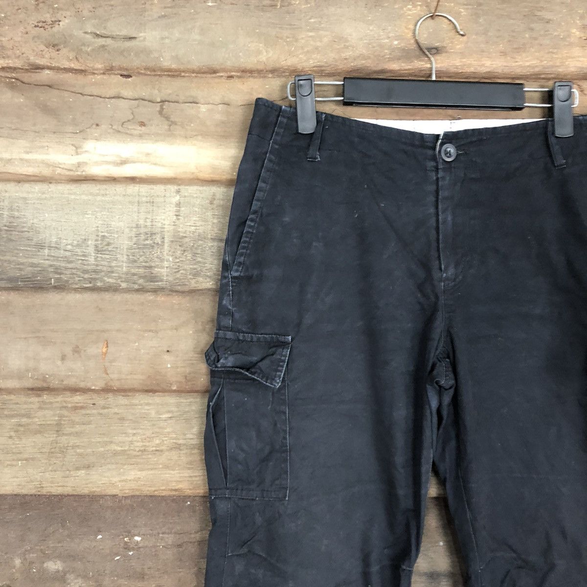 Japanese Brand DL Tasse Tasse Black Multipocket Tactical Cargo Pants #c1157 Size US 30 / EU 46 - 6 Thumbnail