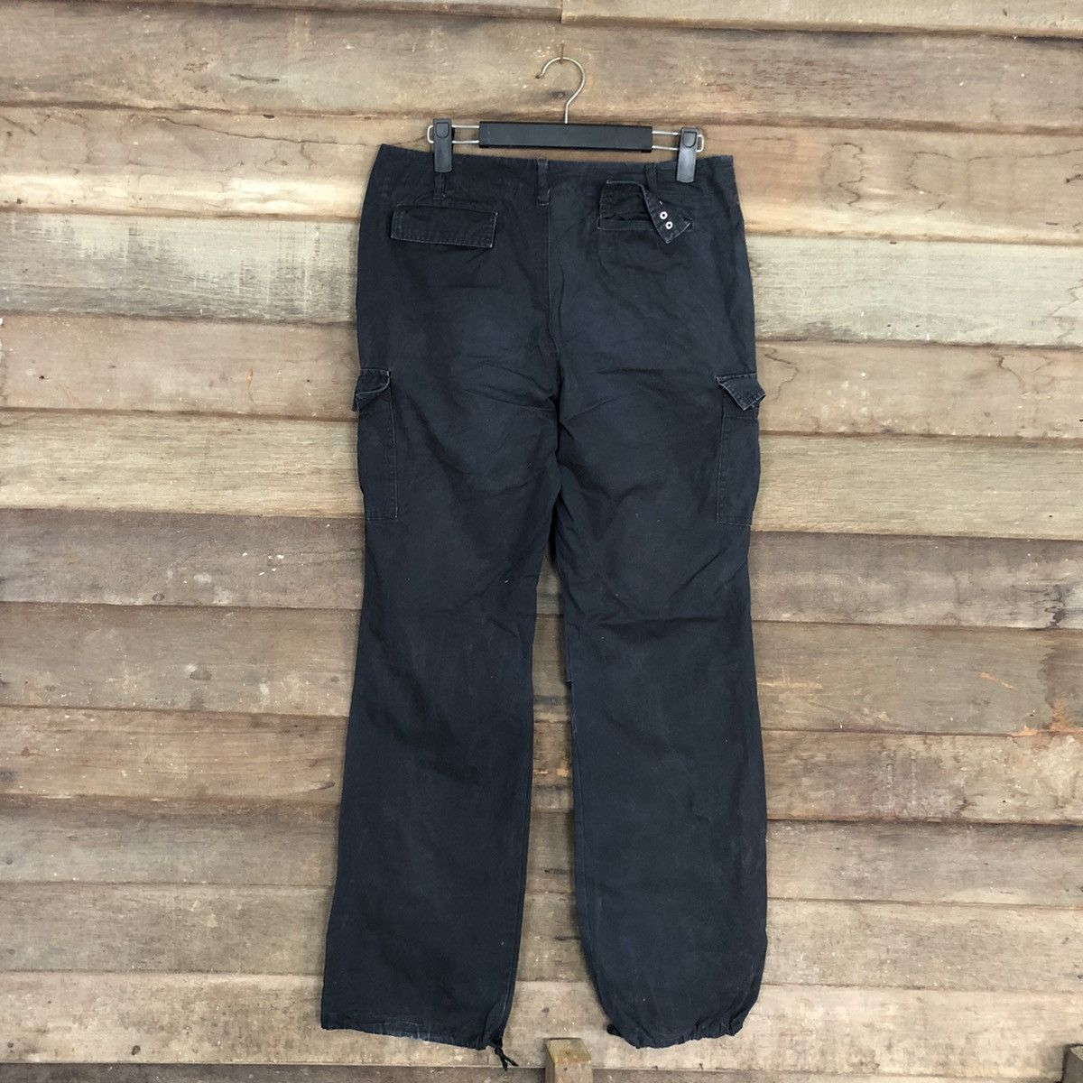 Japanese Brand DL Tasse Tasse Black Multipocket Tactical Cargo Pants #c1157 Size US 30 / EU 46 - 8 Thumbnail