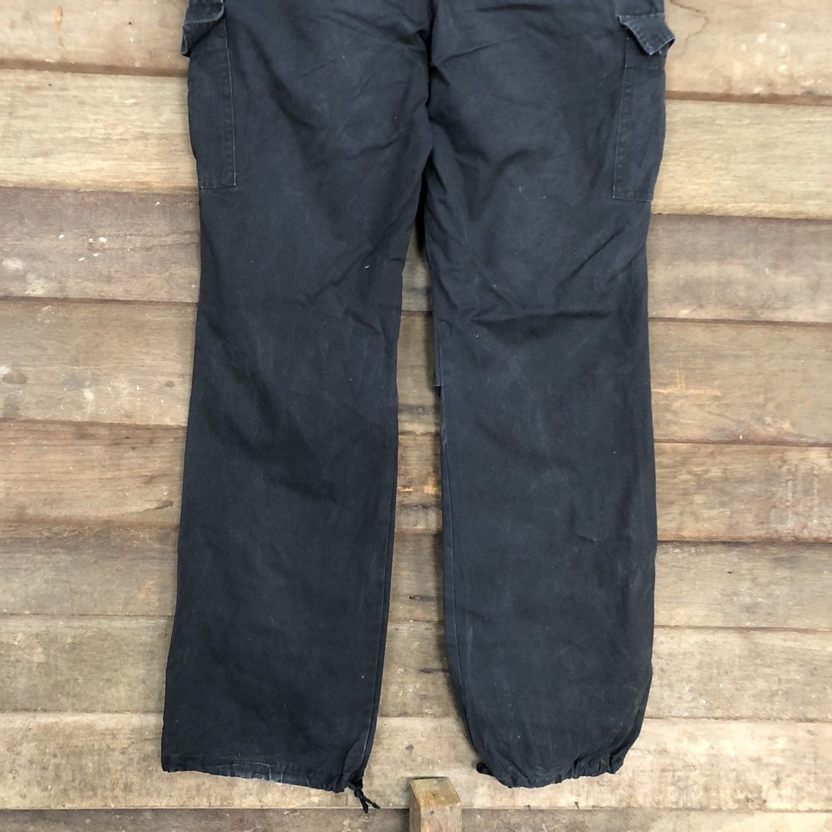Japanese Brand DL Tasse Tasse Black Multipocket Tactical Cargo Pants #c1157 Size US 30 / EU 46 - 10 Thumbnail