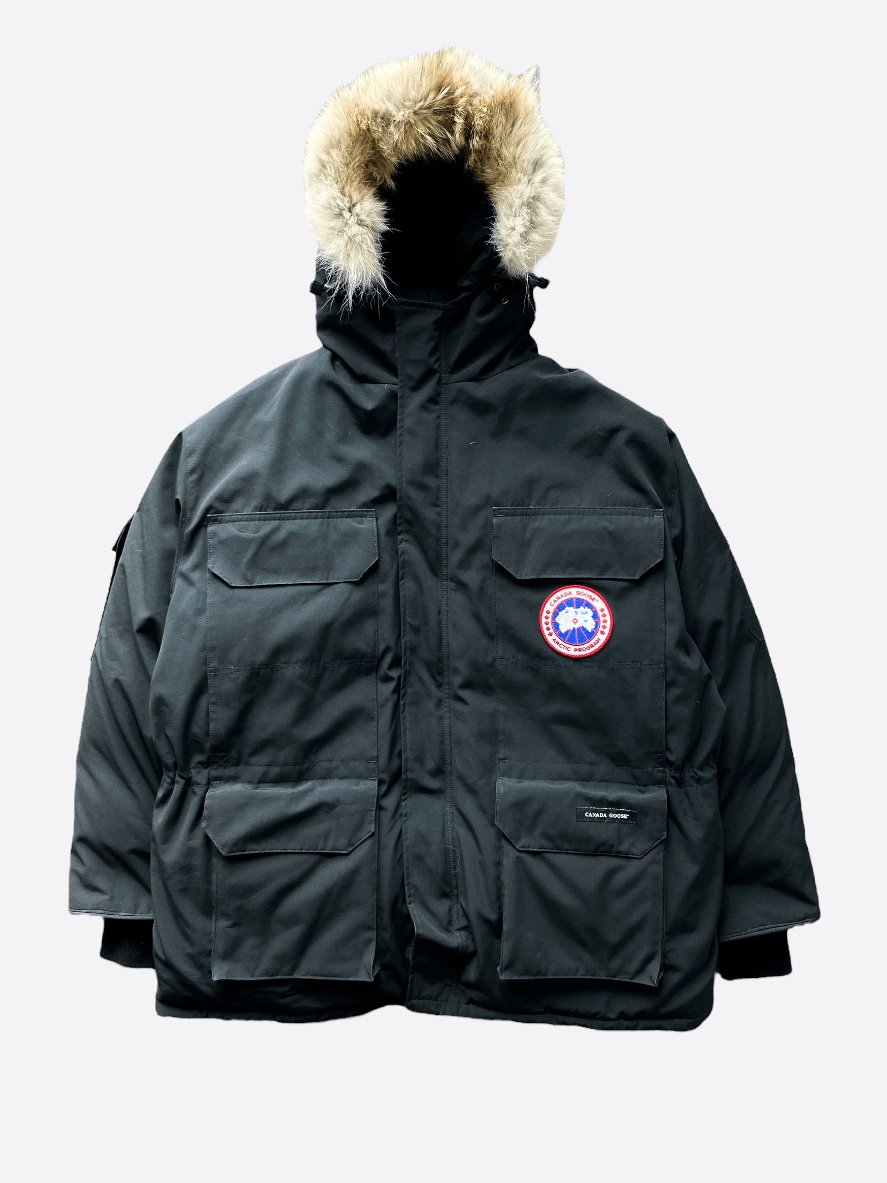 Pre-owned Canada Goose Black Expedition Men's Jacket (size Xl)