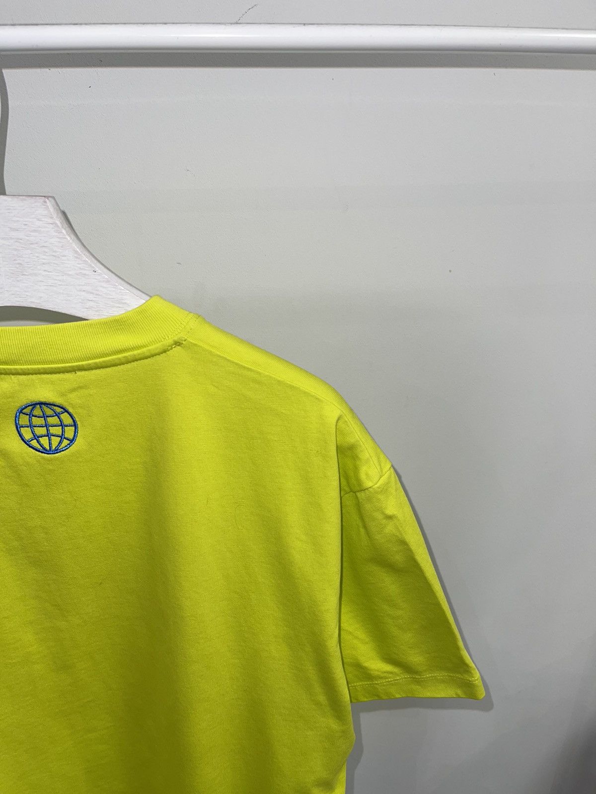 Alexander McQueen SS19 Alexander McQueen Planet Logo Yellow T-Shirt Size US M / EU 48-50 / 2 - 5 Thumbnail