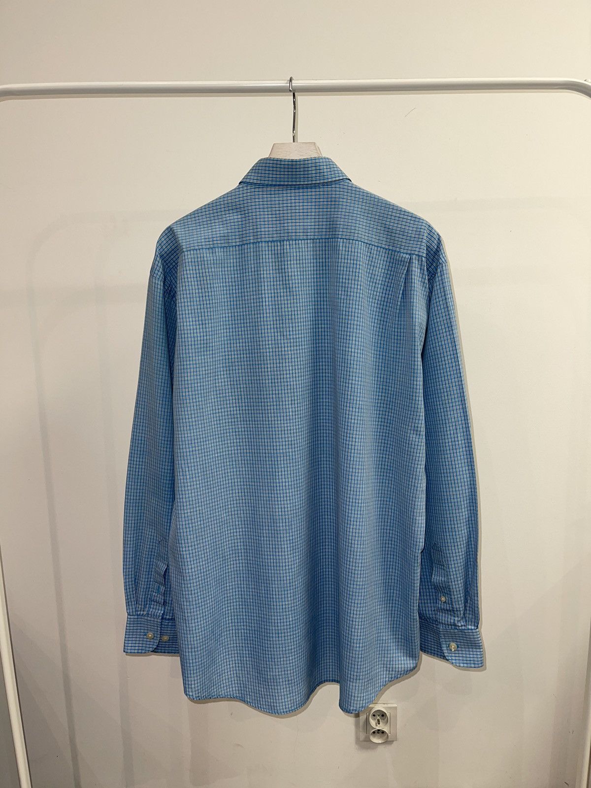 Christian Dior Monsieur Christian Dior "Dior" Logo Checkered Button Up Shirt Size US XL / EU 56 / 4 - 4 Thumbnail