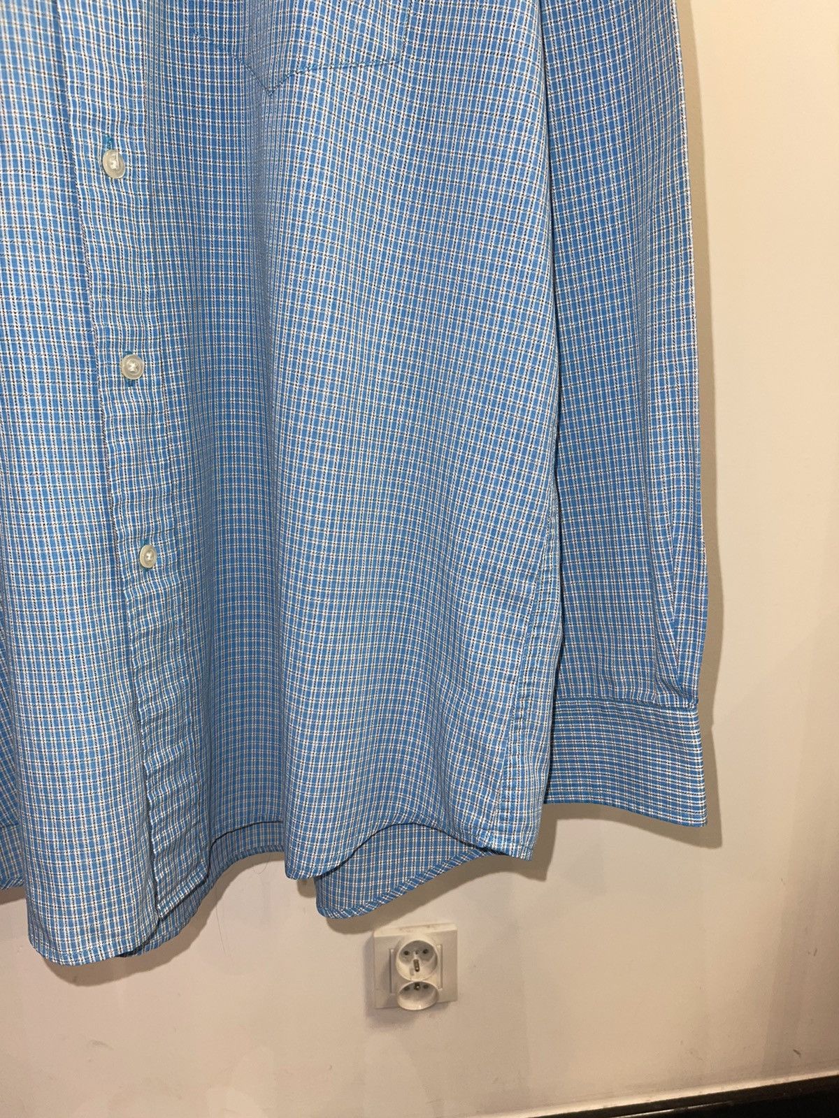 Christian Dior Monsieur Christian Dior "Dior" Logo Checkered Button Up Shirt Size US XL / EU 56 / 4 - 3 Thumbnail