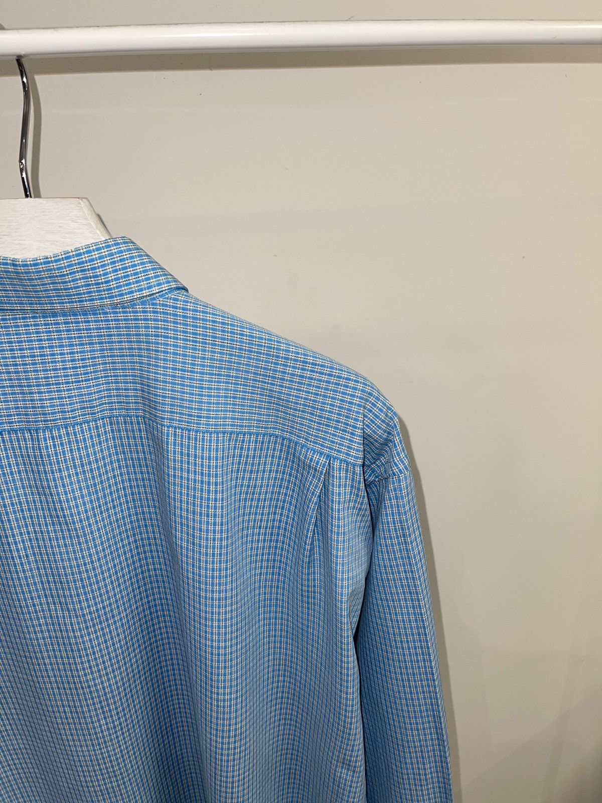Christian Dior Monsieur Christian Dior "Dior" Logo Checkered Button Up Shirt Size US XL / EU 56 / 4 - 5 Thumbnail