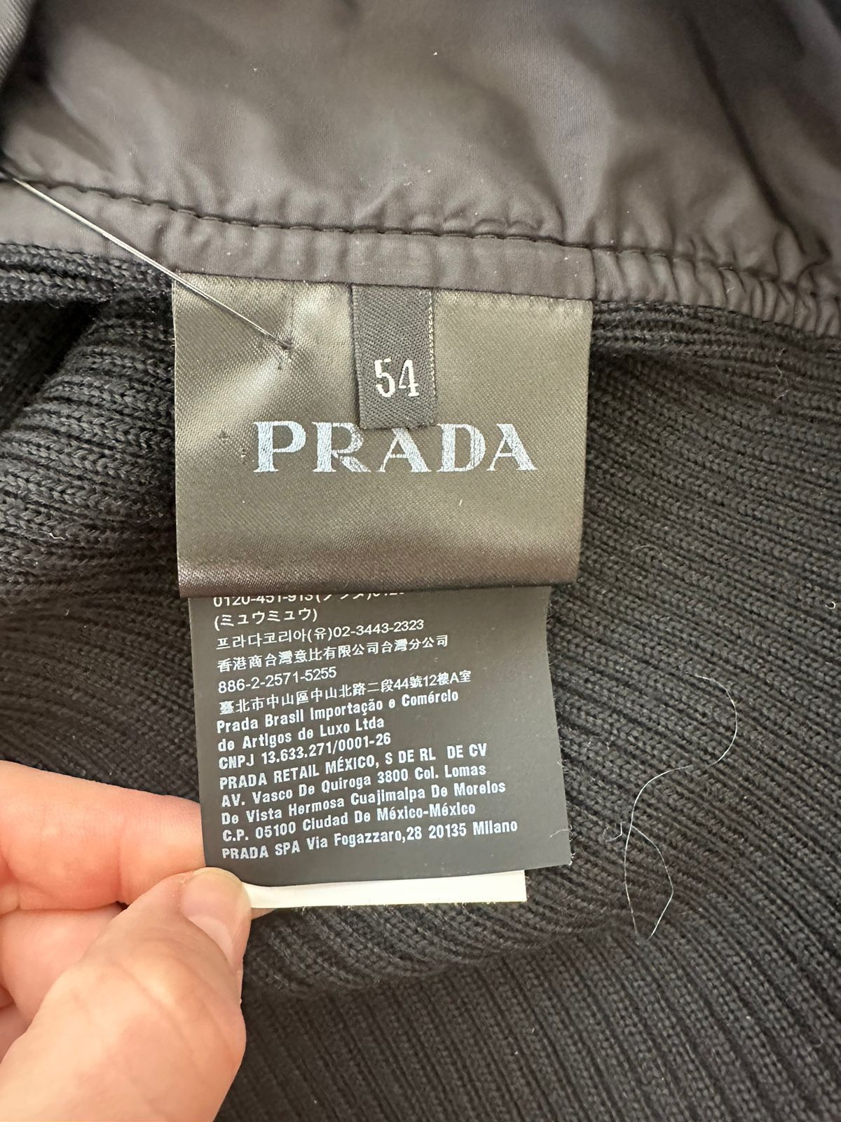 Prada 🧶$1.7K VALUE🧶Prada Nylon Knit Sweater with triangle logo Size US L / EU 52-54 / 3 - 8 Thumbnail