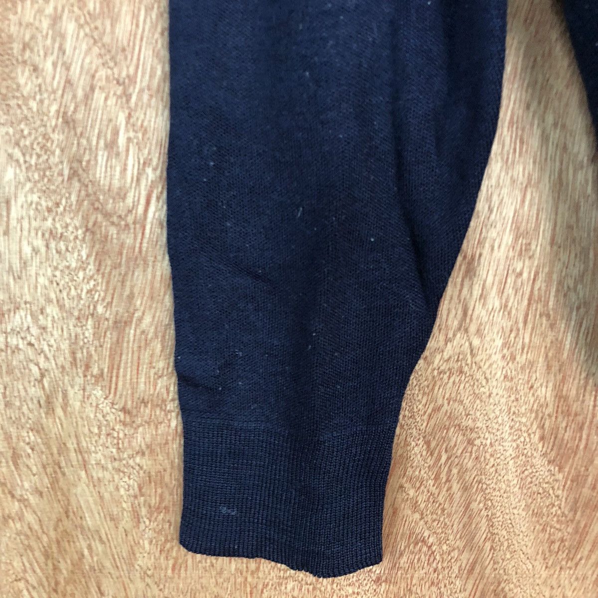 Homespun Knitwear × Japanese Brand Kanko Dark Blue plain japan Knitwear #c841 Size US L / EU 52-54 / 3 - 6 Thumbnail