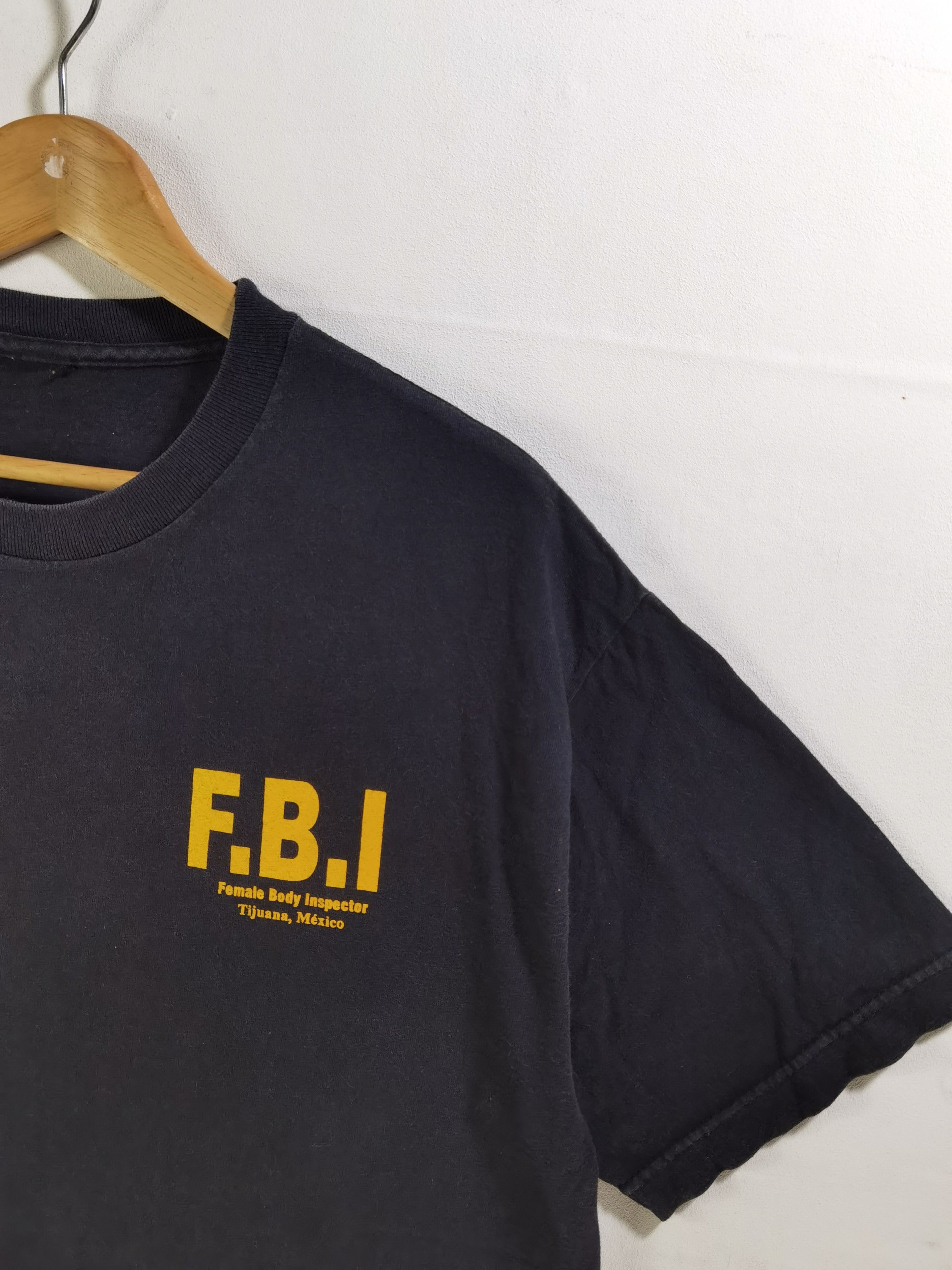 Vintage T5 FBI Female body inspector parody statement tee sexy sex Size US L / EU 52-54 / 3 - 3 Thumbnail