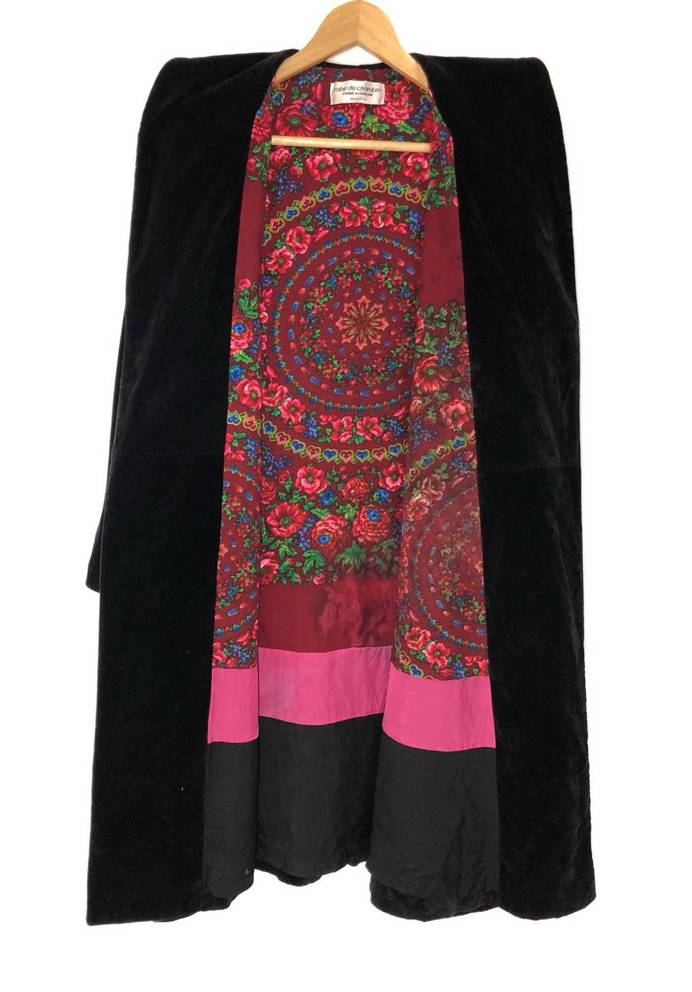 Comme des Garcons 🖤 AW99 Comme Des Garcons Velvet Unbuttoned Coat Size US L / EU 52-54 / 3 - 5 Thumbnail