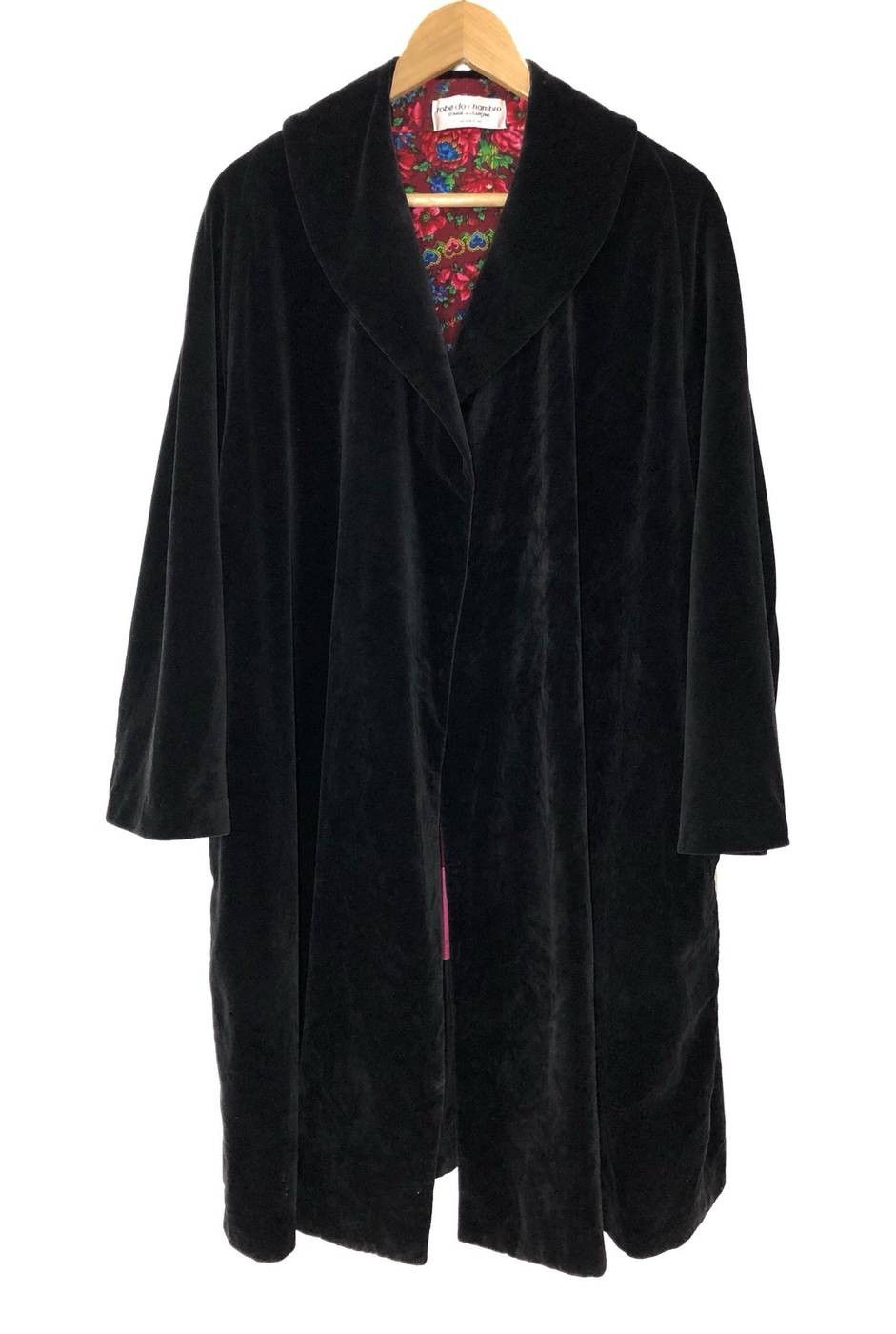 Comme des Garcons 🖤 AW99 Comme Des Garcons Velvet Unbuttoned Coat Size US L / EU 52-54 / 3 - 2 Thumbnail