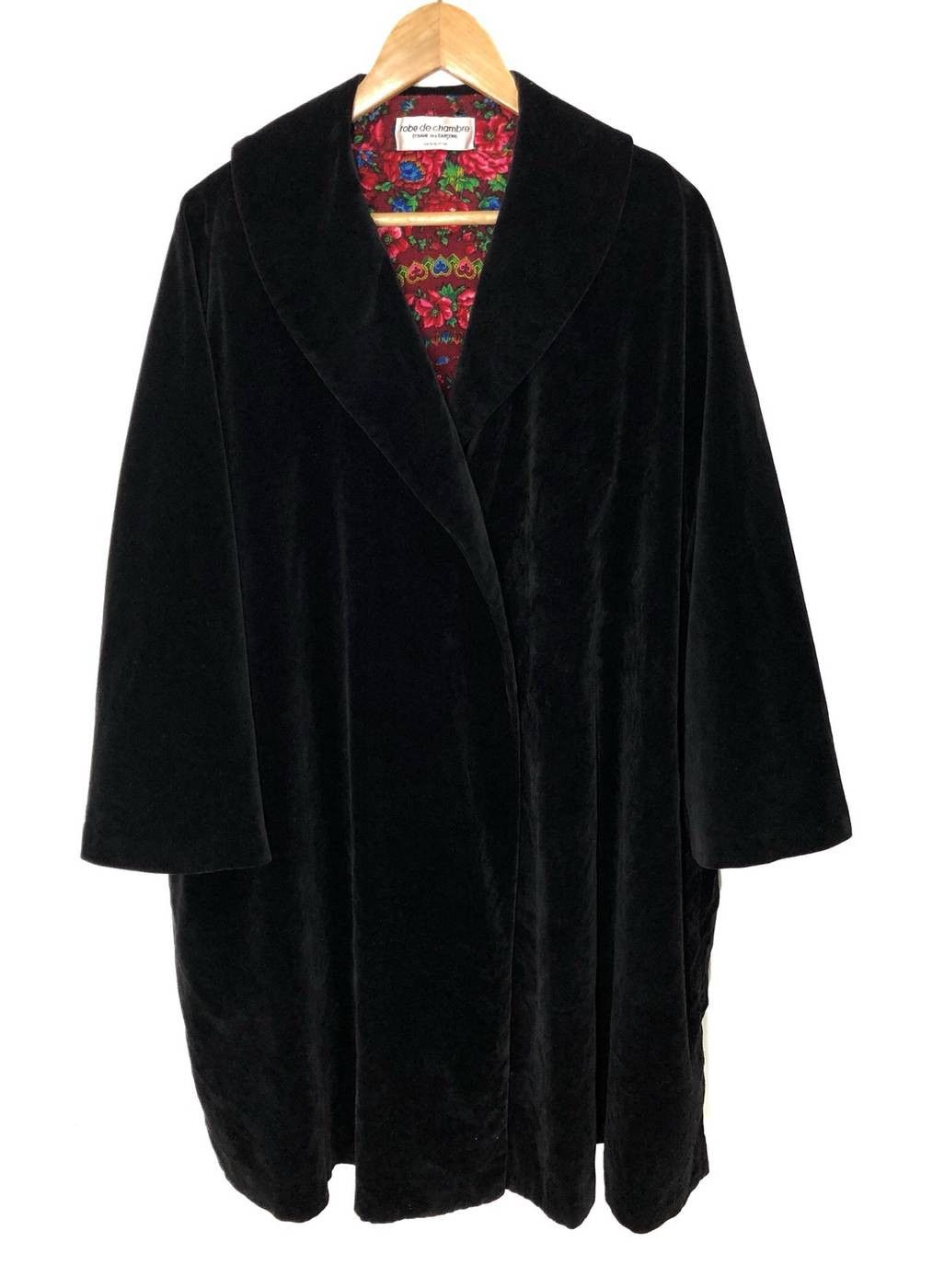 Comme des Garcons 🖤 AW99 Comme Des Garcons Velvet Unbuttoned Coat Size US L / EU 52-54 / 3 - 1 Thumbnail