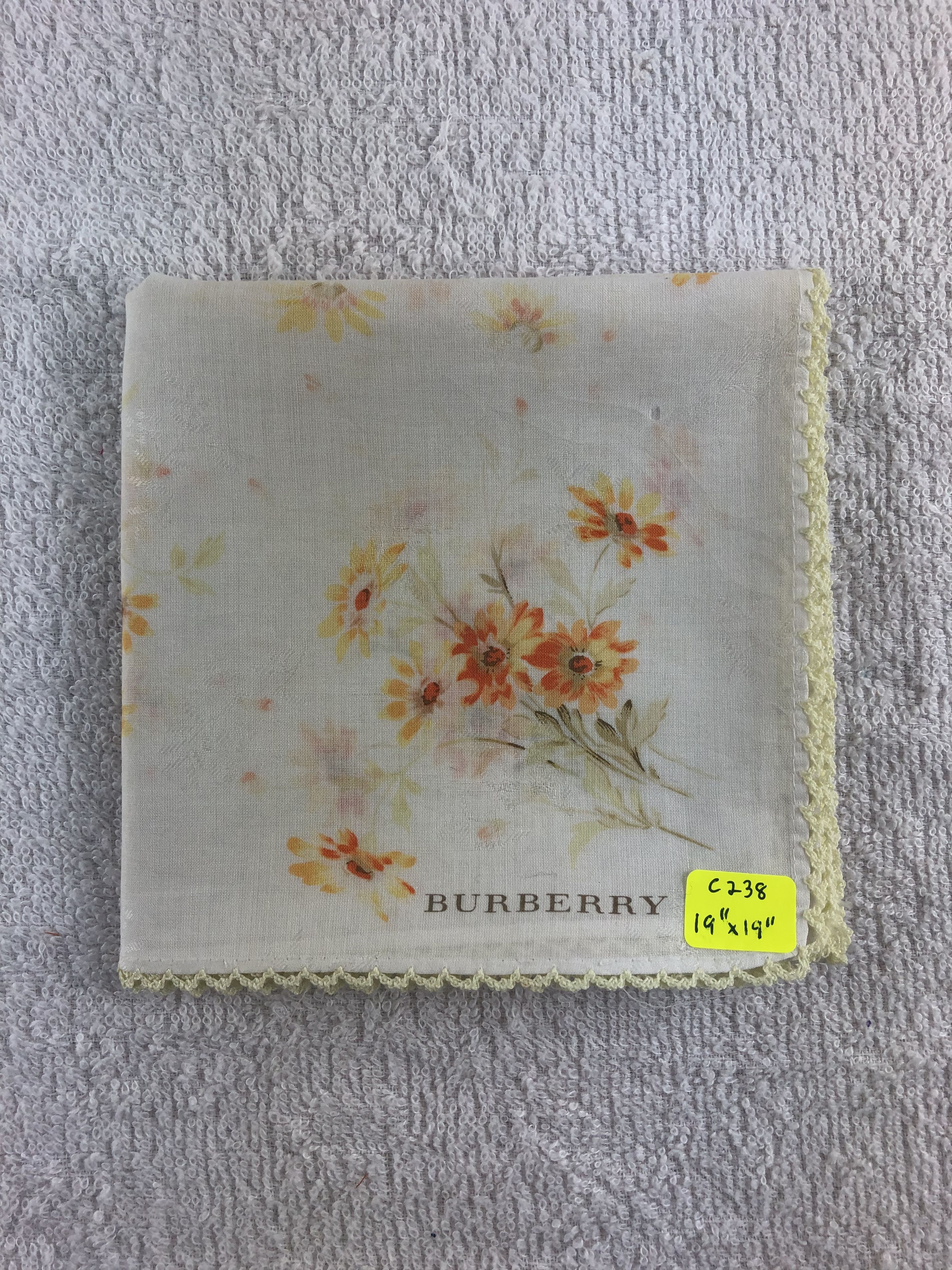 Burberry Burberry Handkerchief / Bandana / Neckerchief C238 Size ONE SIZE - 7 Thumbnail