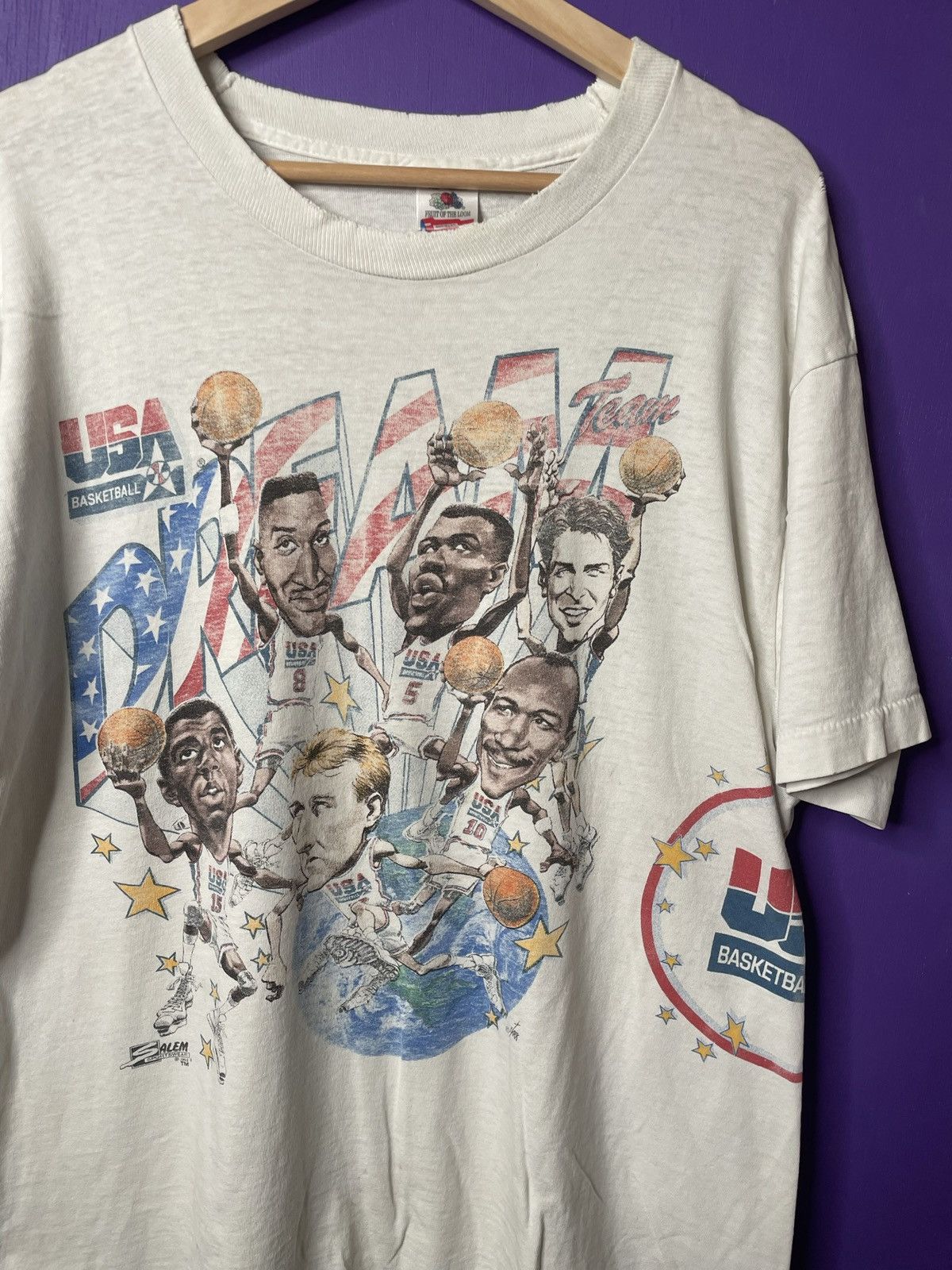 NBA × Vintage Vintage 1992 USA Dream team wrap around print t-shirt Size US XL / EU 56 / 4 - 3 Thumbnail
