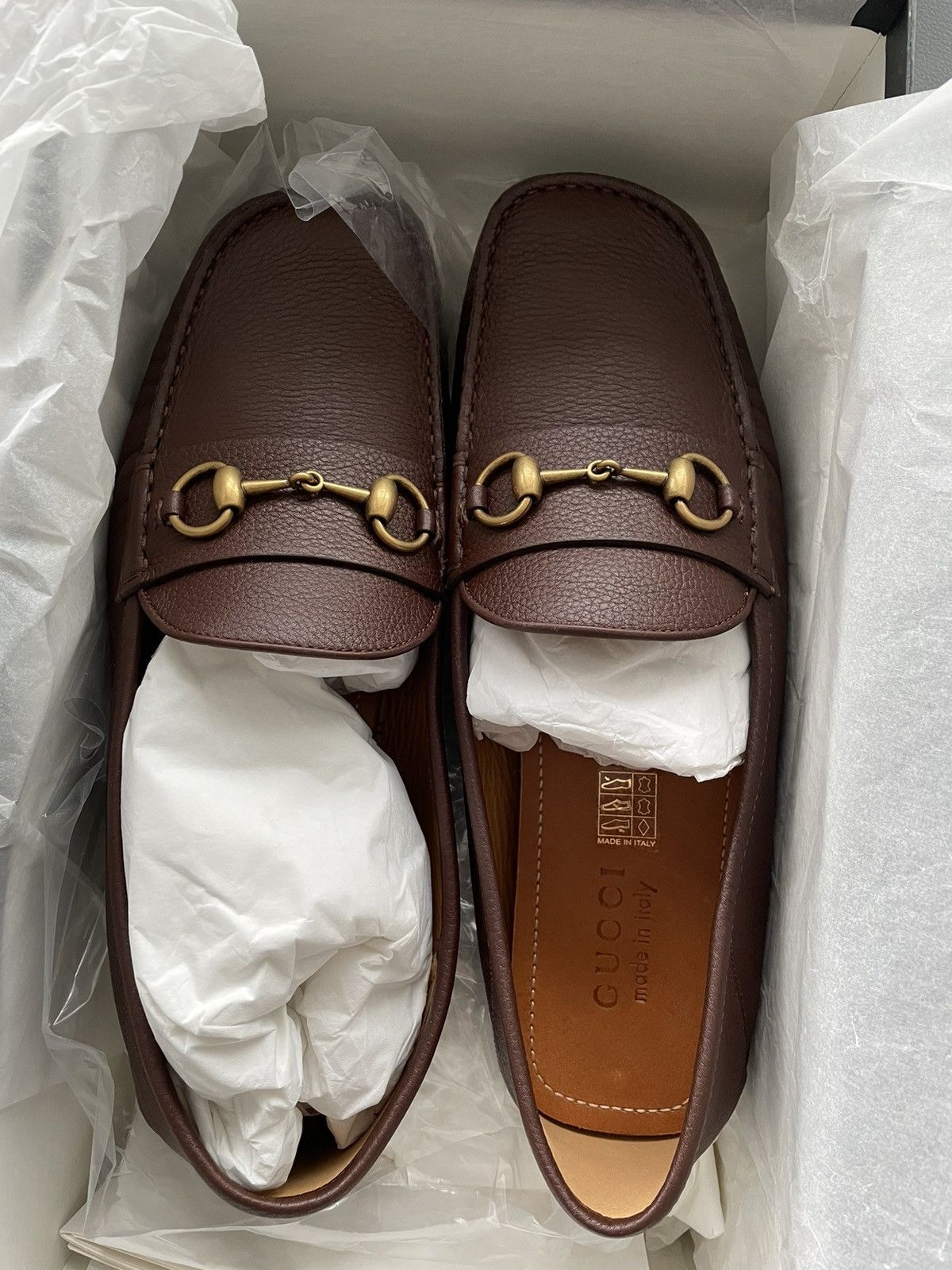 Gucci Rare LimitedEdition Brand NEW Iconic Horsebit Leather Loafer Size US 10.5 / EU 43-44 - 11 Thumbnail