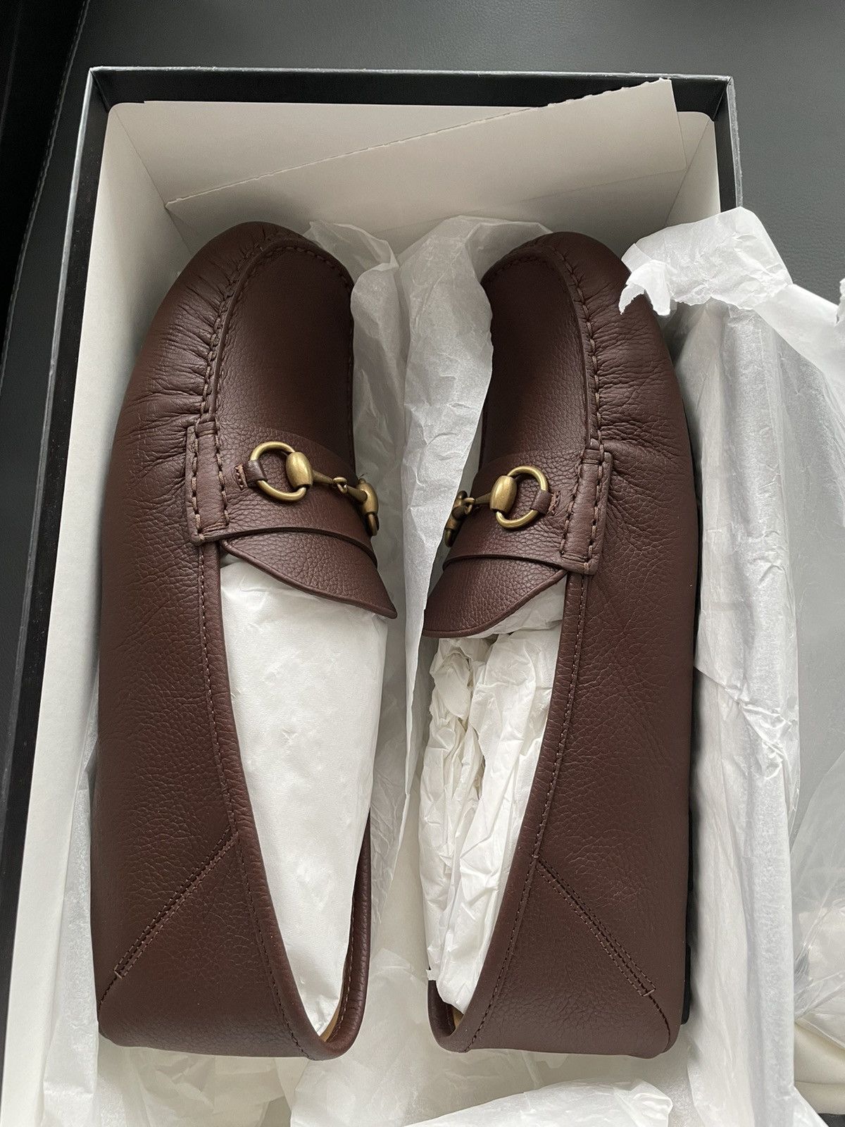 Gucci Rare LimitedEdition Brand NEW Iconic Horsebit Leather Loafer Size US 10.5 / EU 43-44 - 22 Thumbnail
