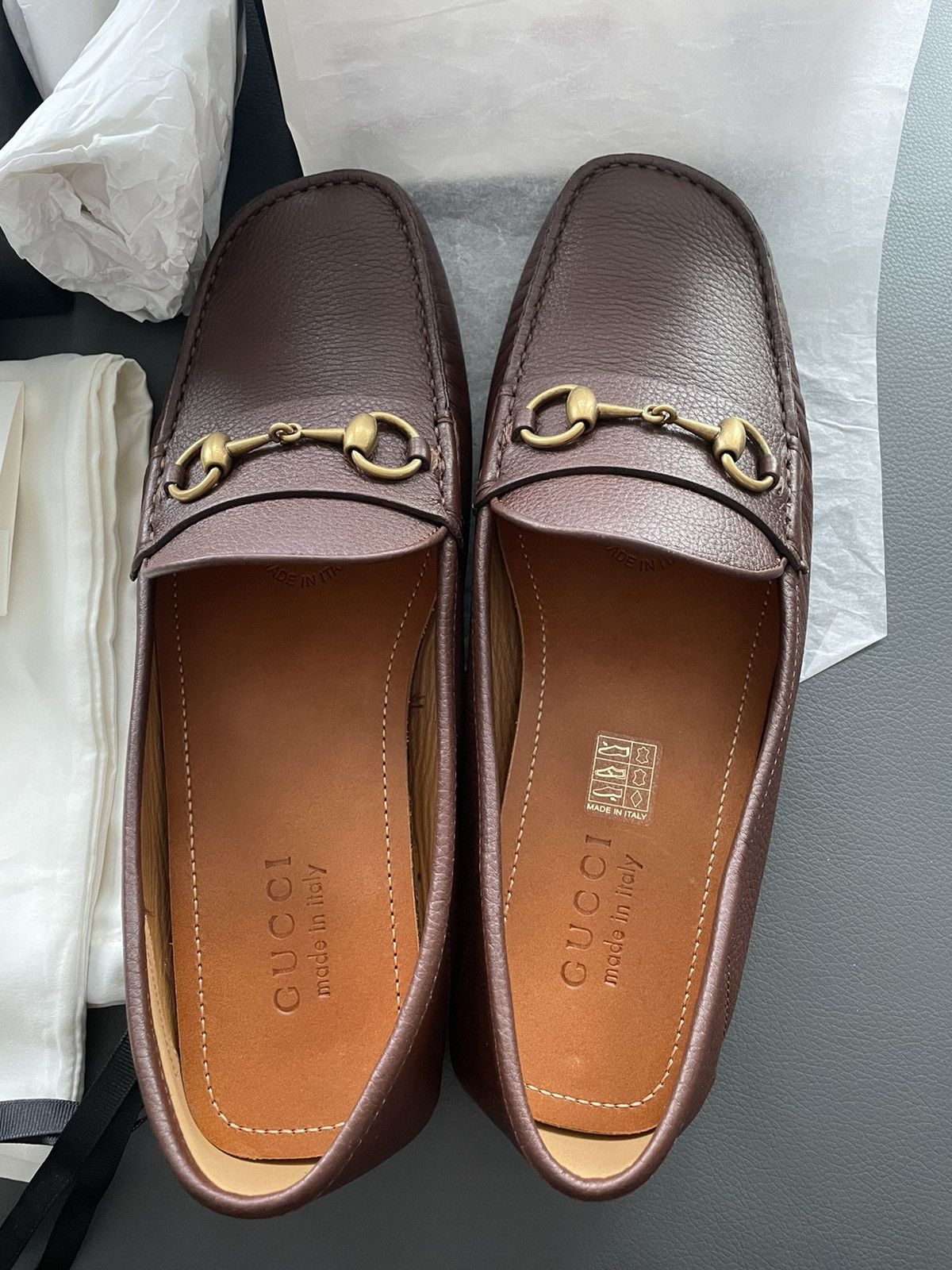 Gucci Rare LimitedEdition Brand NEW Iconic Horsebit Leather Loafer Size US 10.5 / EU 43-44 - 12 Thumbnail