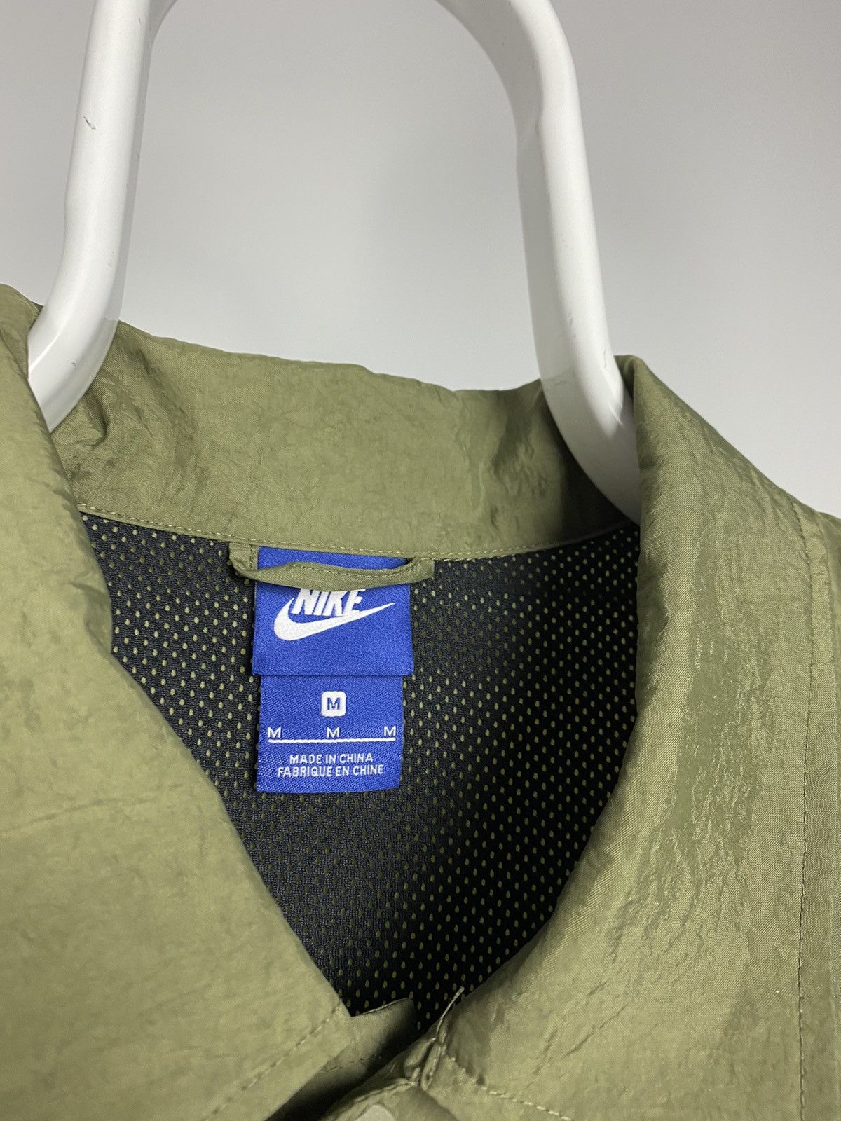 Nike Nike big swoosh olive nylon jacket Size US XL / EU 56 / 4 - 6 Thumbnail