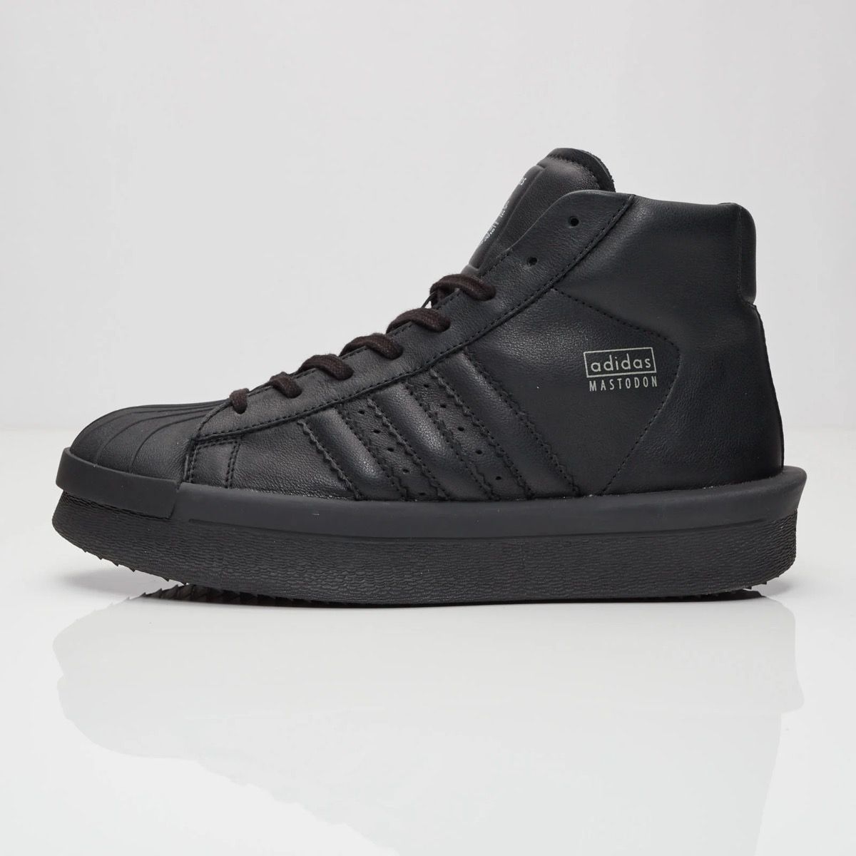 Pre-owned Adidas Originals Mastodon Pro Model Triple Black Sneaker