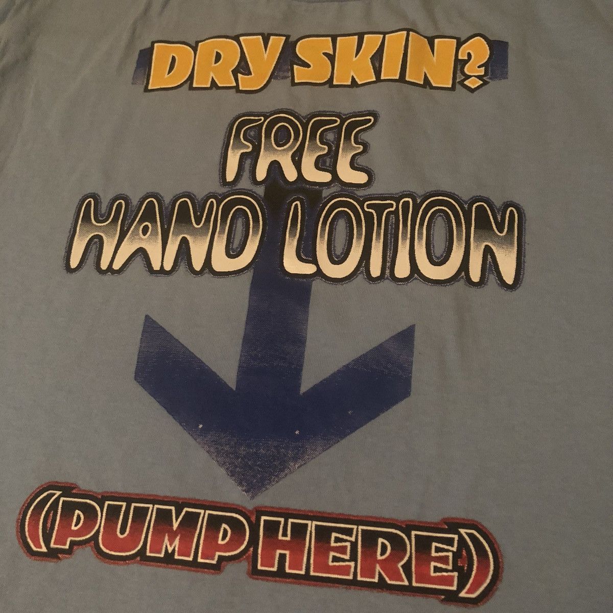 Other Vintage 2000s Dry Skin Free Hand Lotion Pump Here Parody Tee Size US M / EU 48-50 / 2 - 3 Thumbnail