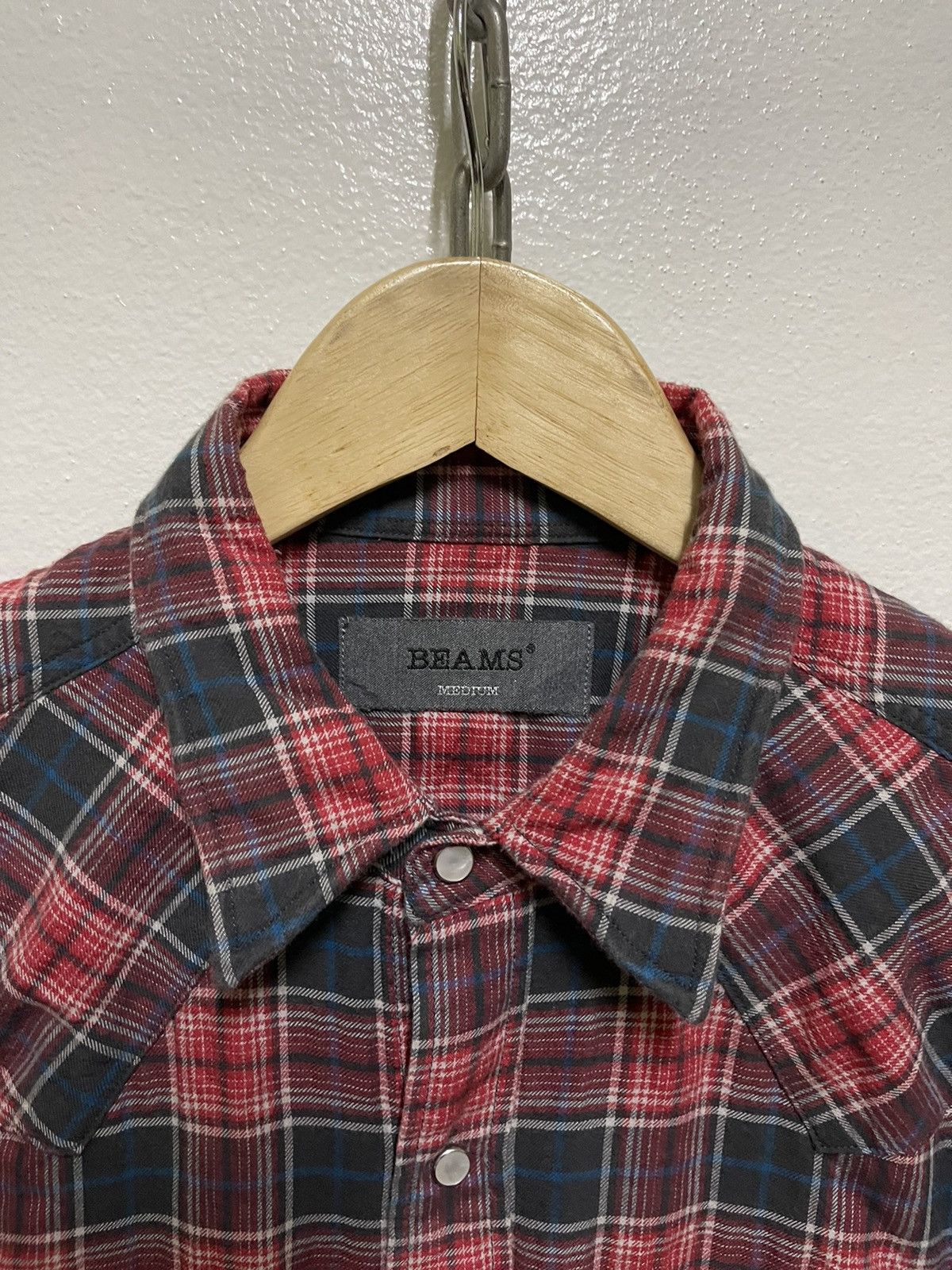 Beams Plus × Japanese Brand Beams Western Shirt Snap Button Size US M / EU 48-50 / 2 - 4 Thumbnail