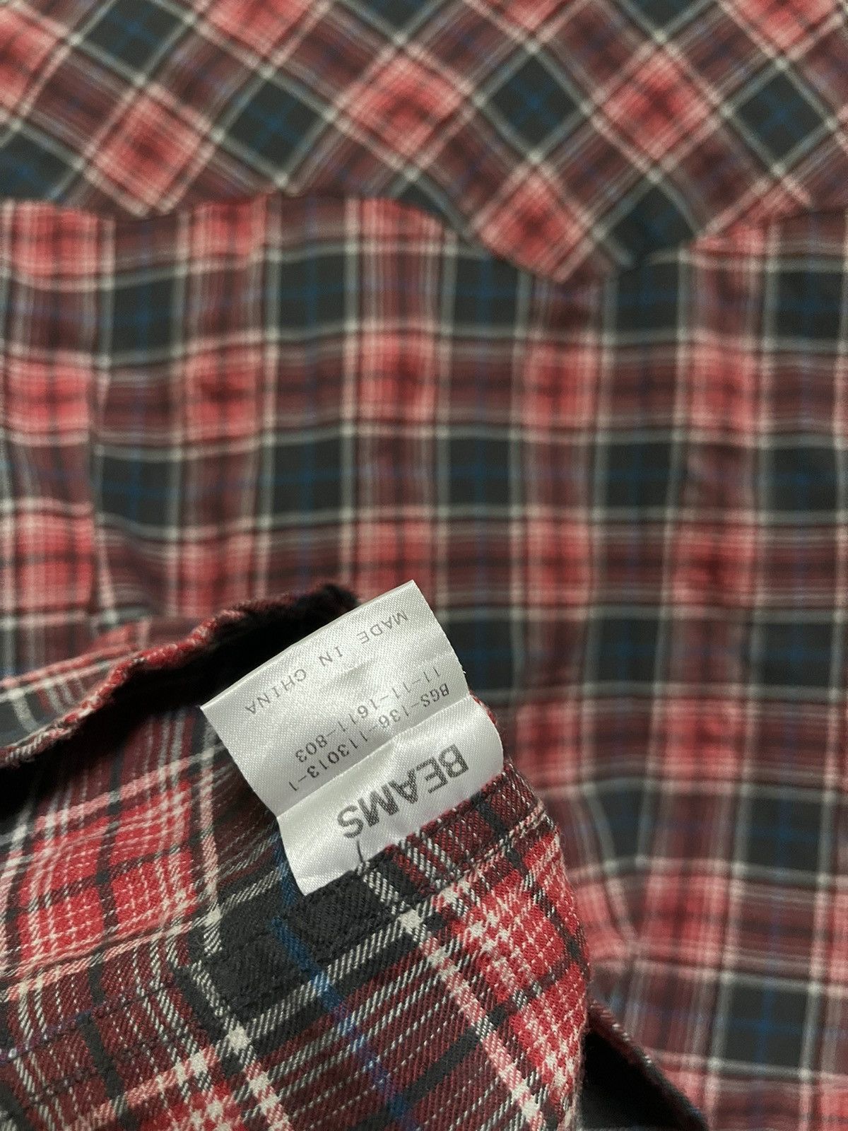 Beams Plus × Japanese Brand Beams Western Shirt Snap Button Size US M / EU 48-50 / 2 - 8 Thumbnail