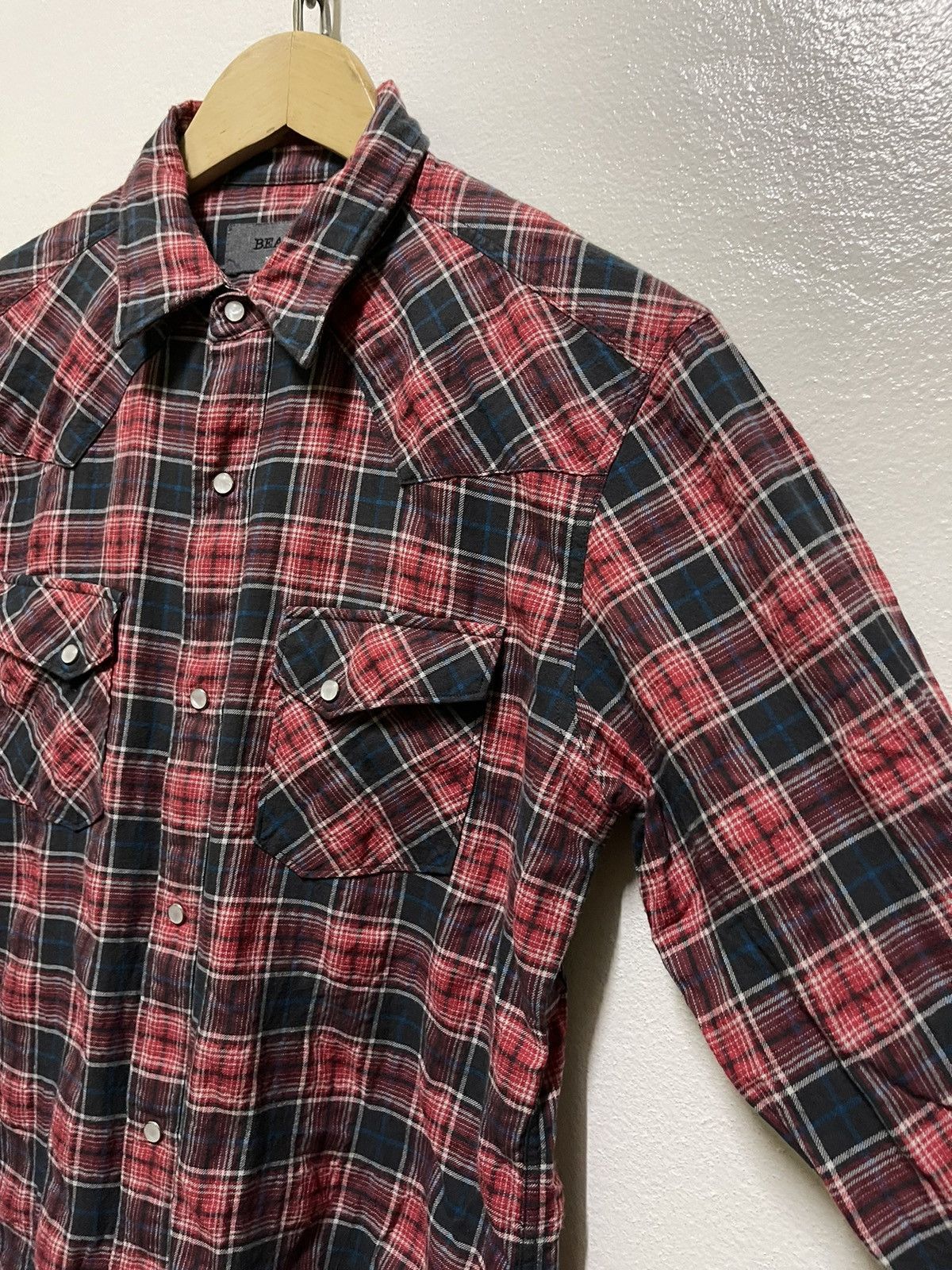 Beams Plus × Japanese Brand Beams Western Shirt Snap Button Size US M / EU 48-50 / 2 - 5 Thumbnail