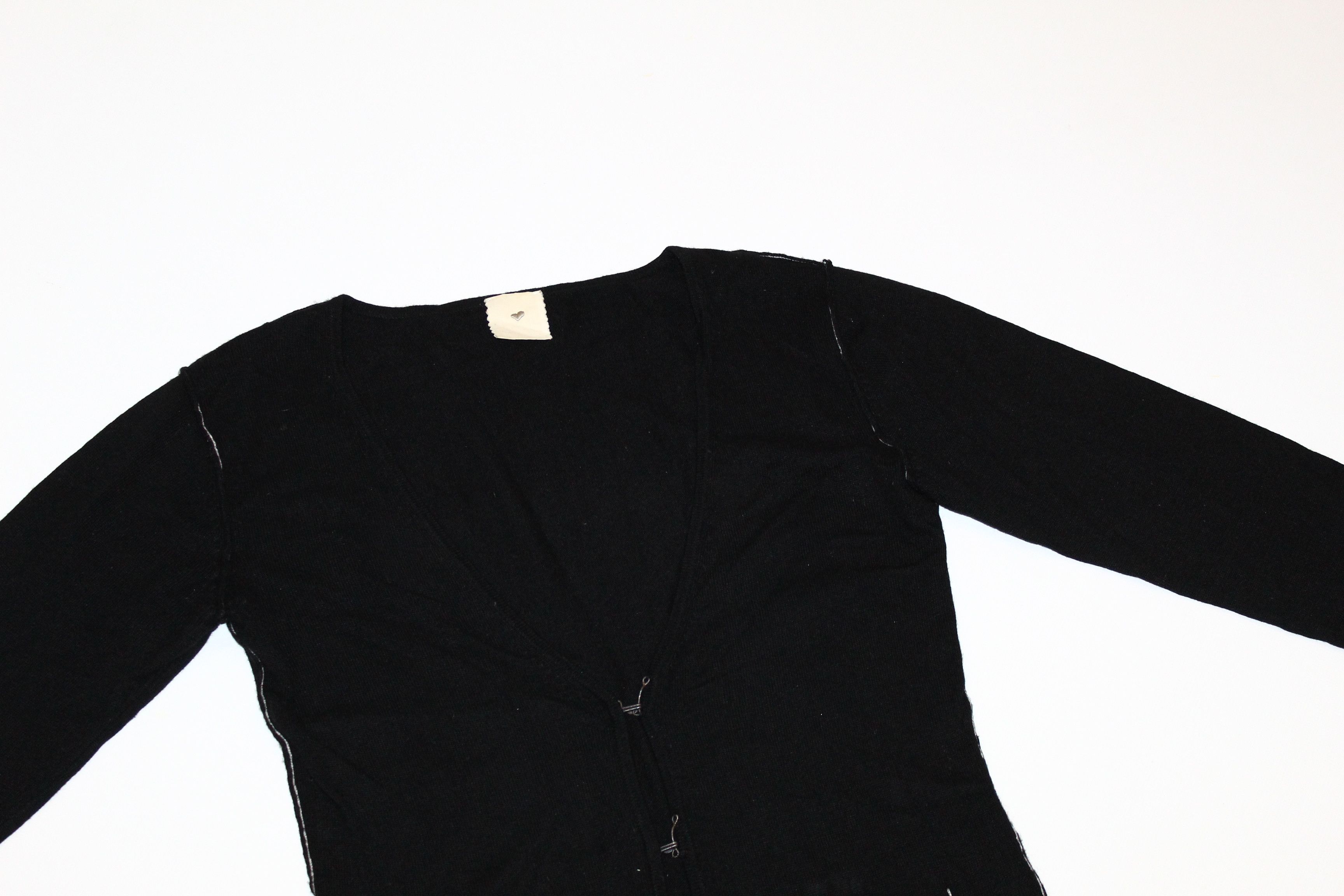 Veronique Branquinho Julie Fagerholt Heartmade Silk Cashmere Blend Cardigan Size L / US 10 / IT 46 - 7 Thumbnail