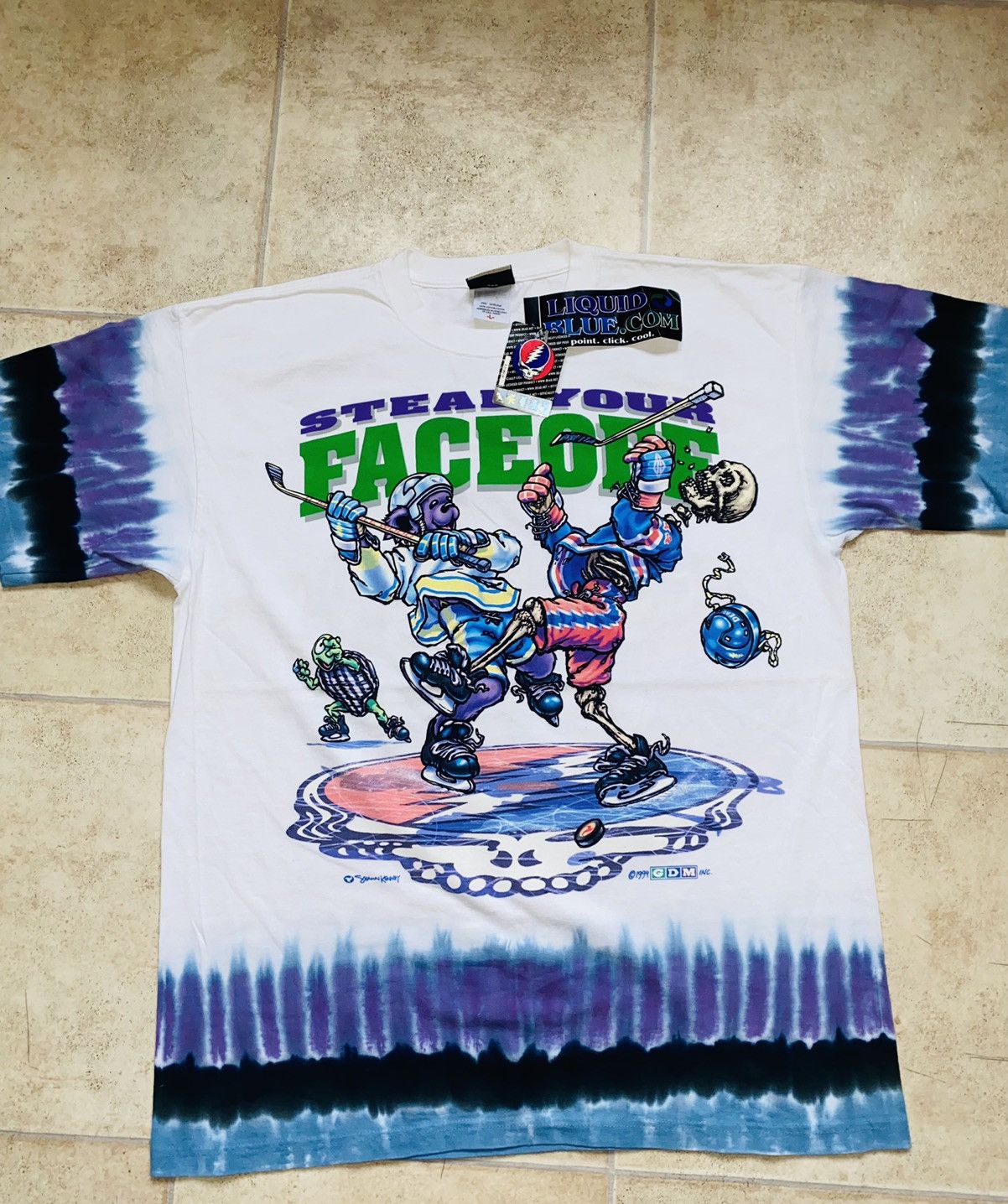 Flatbush Zombies Vintage Tee USA 1994 Steal your face-off Nike SB Pleasures Size US L / EU 52-54 / 3 - 1 Thumbnail